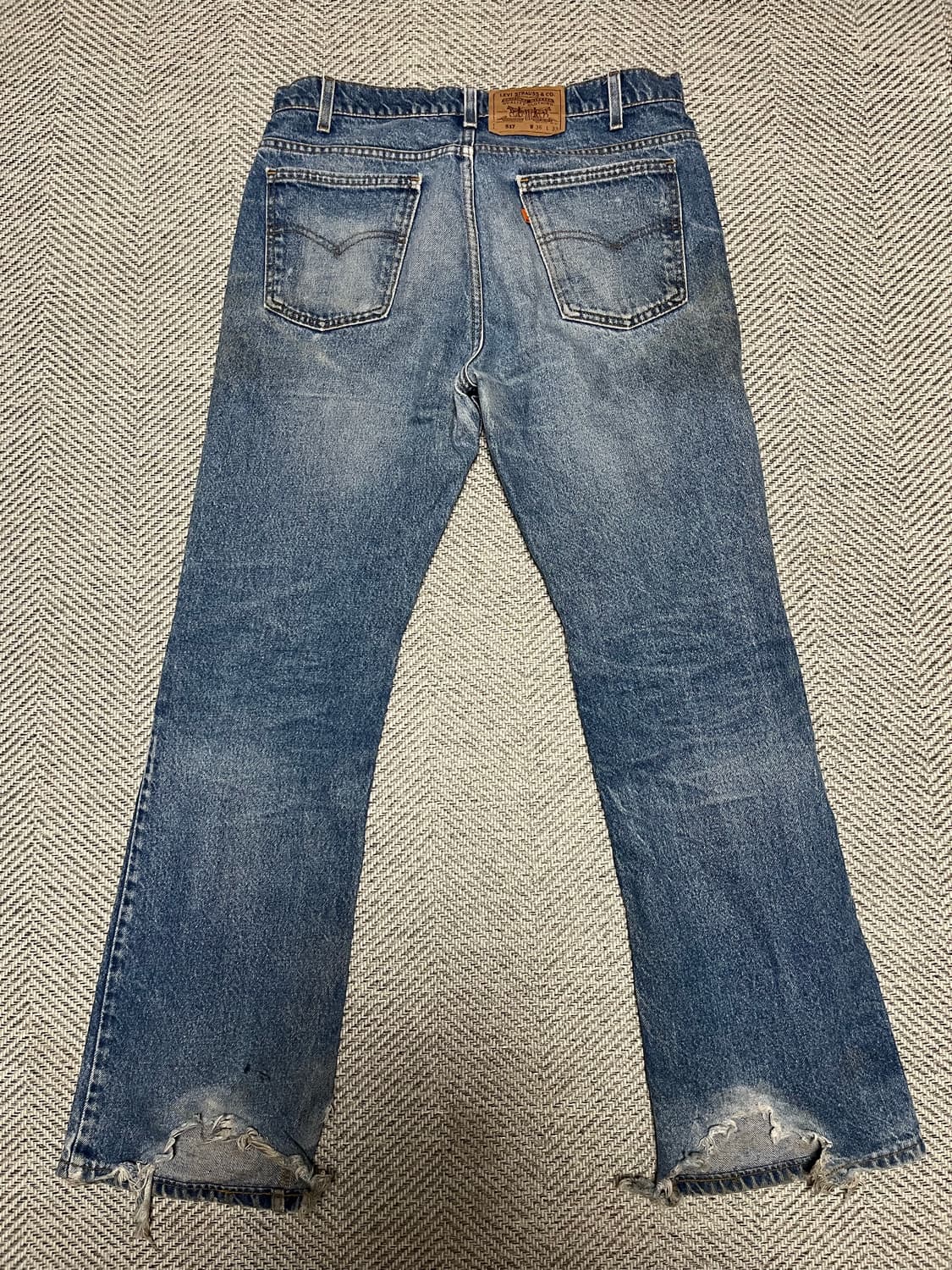 90s 리바이스 517 오랜지탭 36x33  상품이미지2