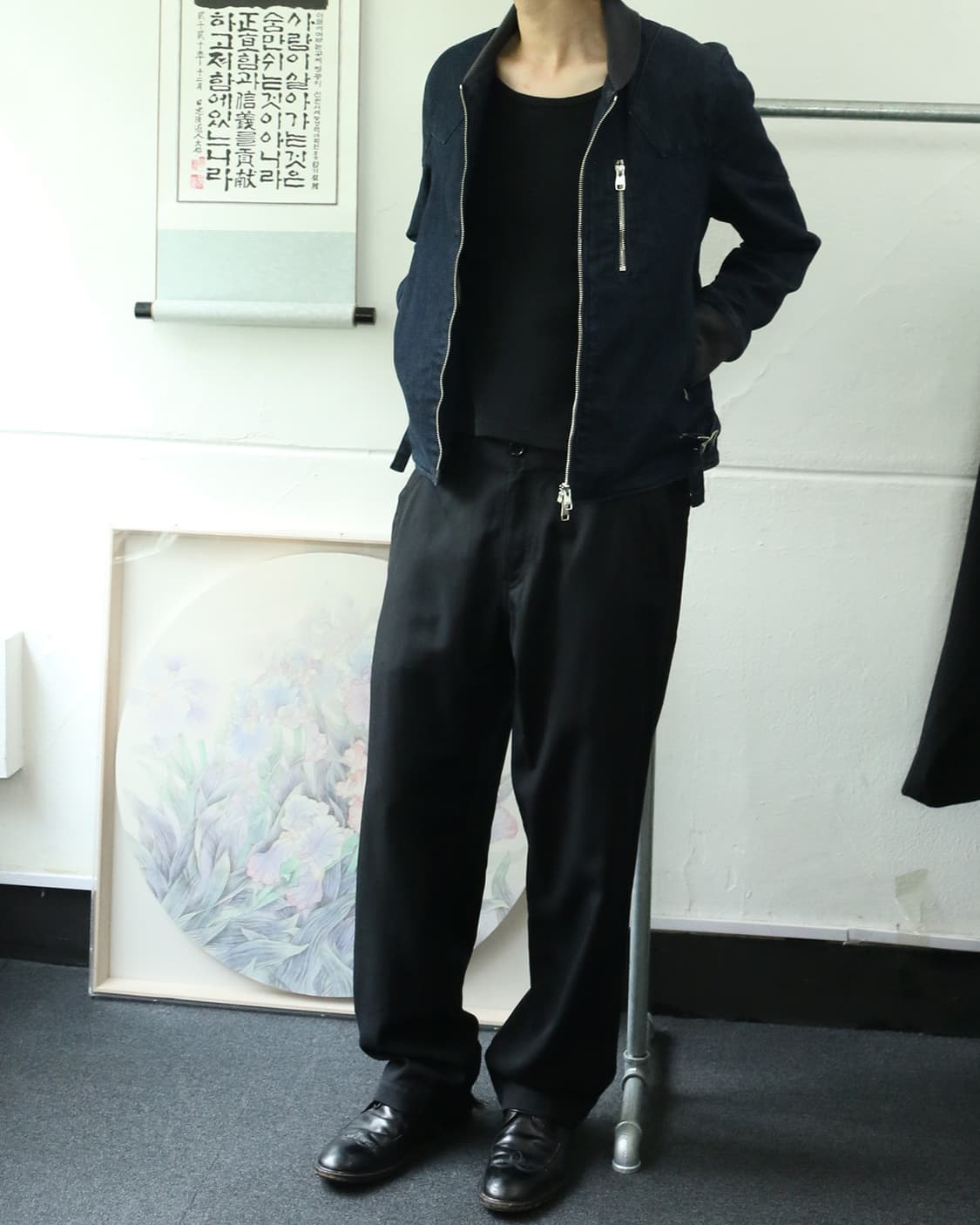 꼼데가르송 블랙 트라우저  상품이미지2