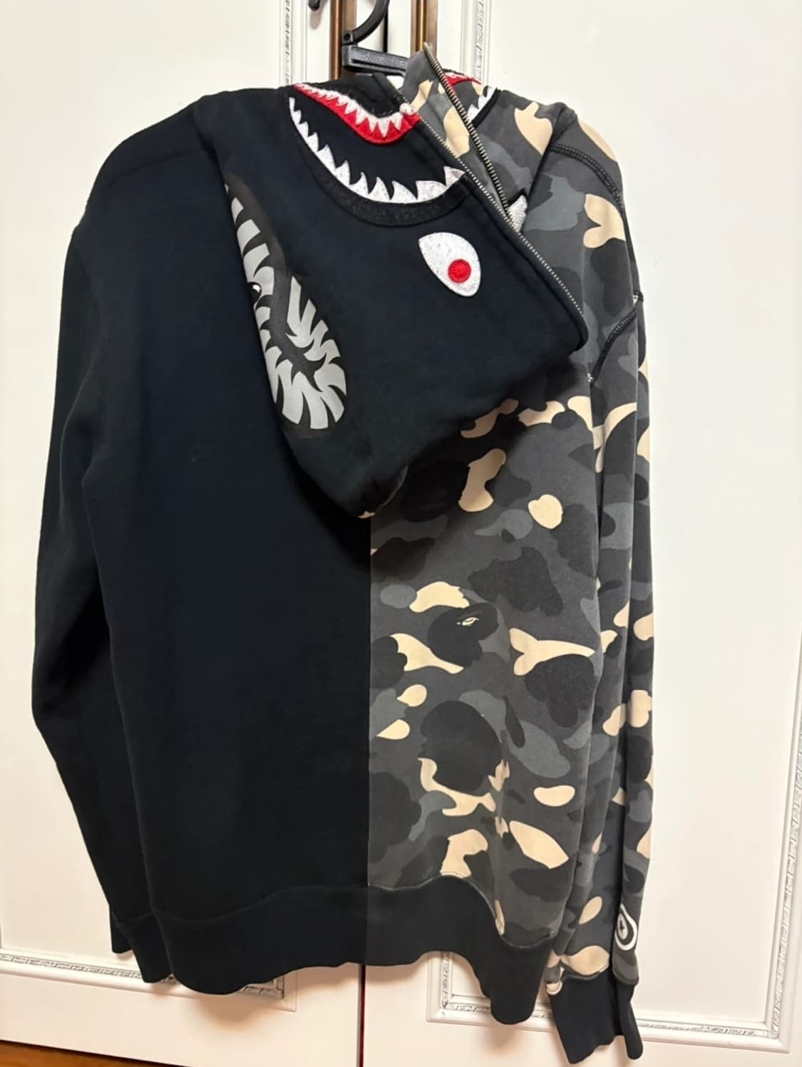 BAPE 샤크 후드 XL 아수라 시티카모 상품이미지2