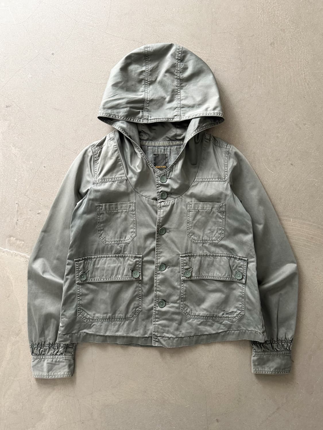  Diesel Women's Cotton Hooded Jacket 상품이미지1