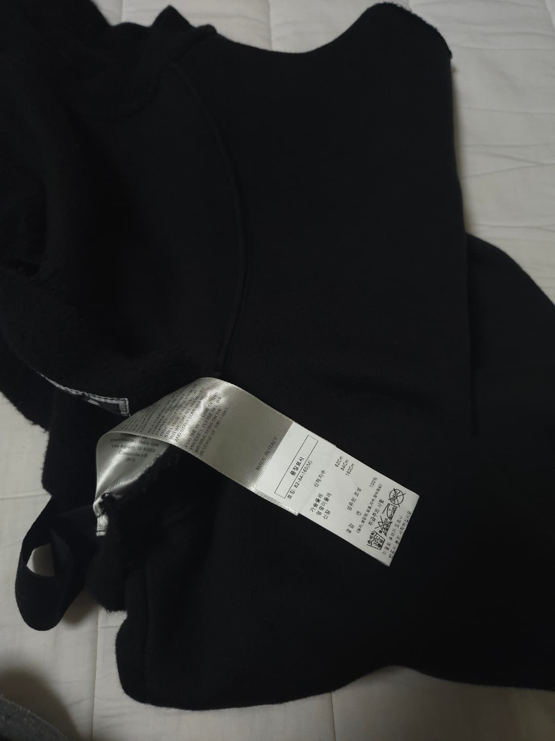 릭오웬스 다크쉐도우 테크 스웨트 크롭 긴팔 티셔츠 티 스웻 롱 슬리브 상품이미지6