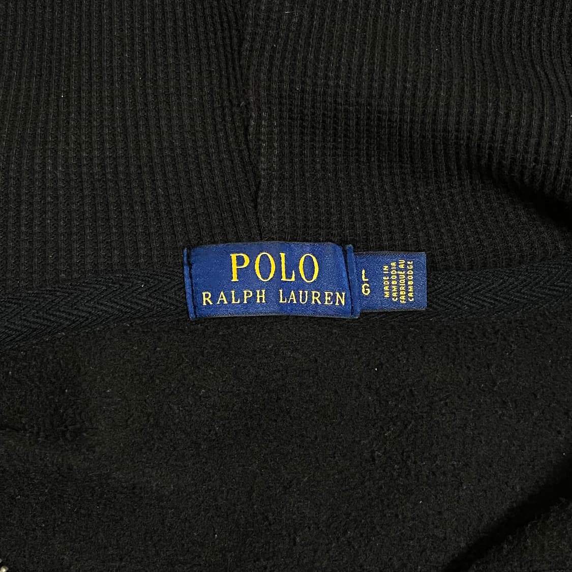 폴로 래드포니 후드집업 블랙 L 상품이미지5