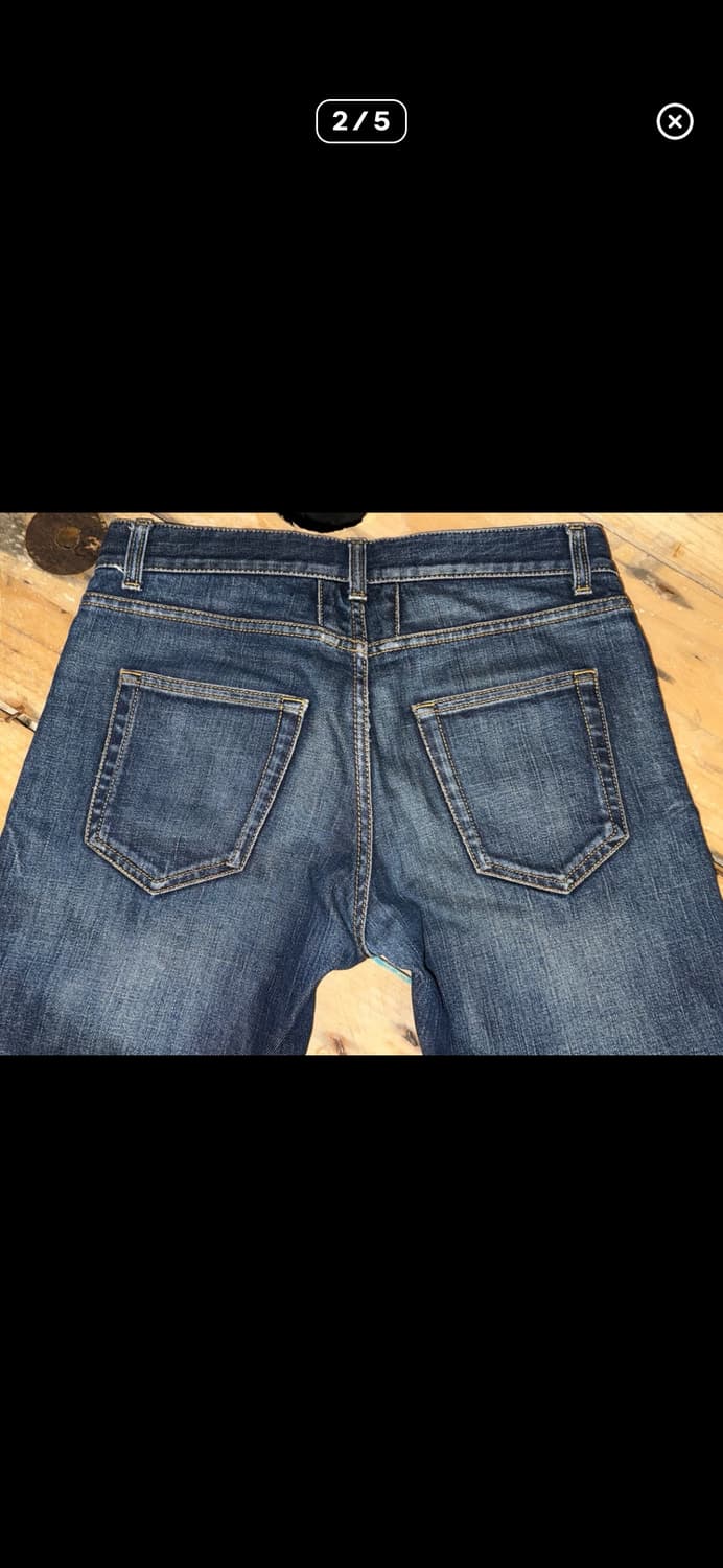 Saint Laurent DO2 washed blue denim 28 상품이미지2
