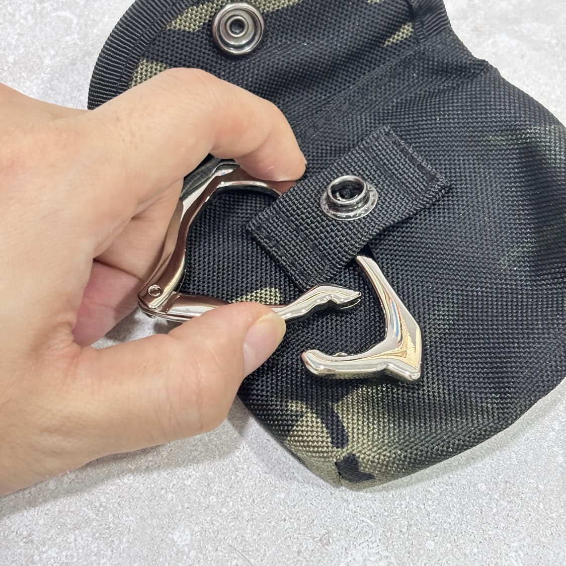 Oribell 카모 밀리터리 카라비너 레이어드 키링 열쇠고리 상품이미지4