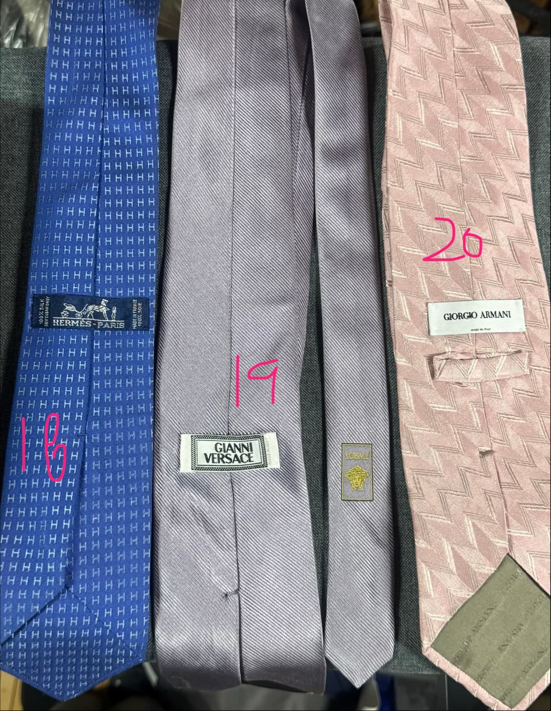 정품 명품 넥타이 20종 모음 (에르메스,루이비통, 구찌, 셀린 느 등등 상품이미지10