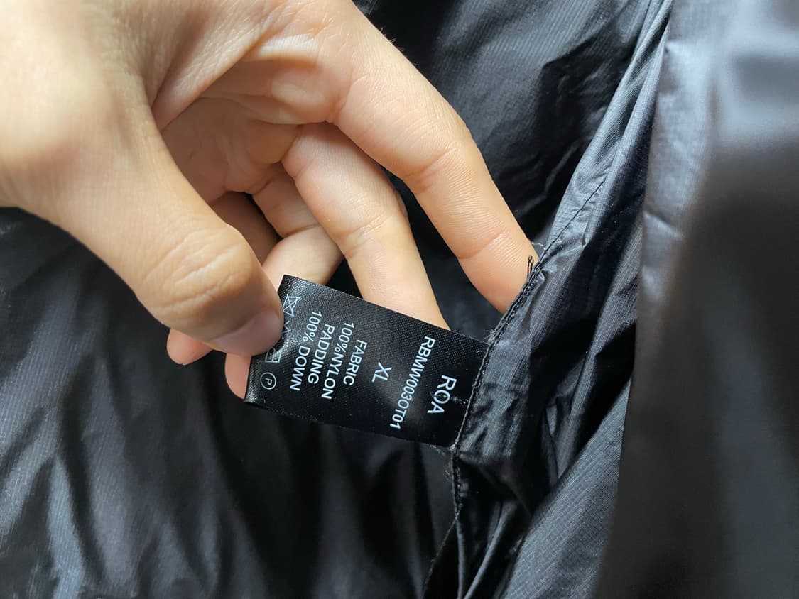 [XL] 로아 헤비다운 패딩 블랙 상품이미지3