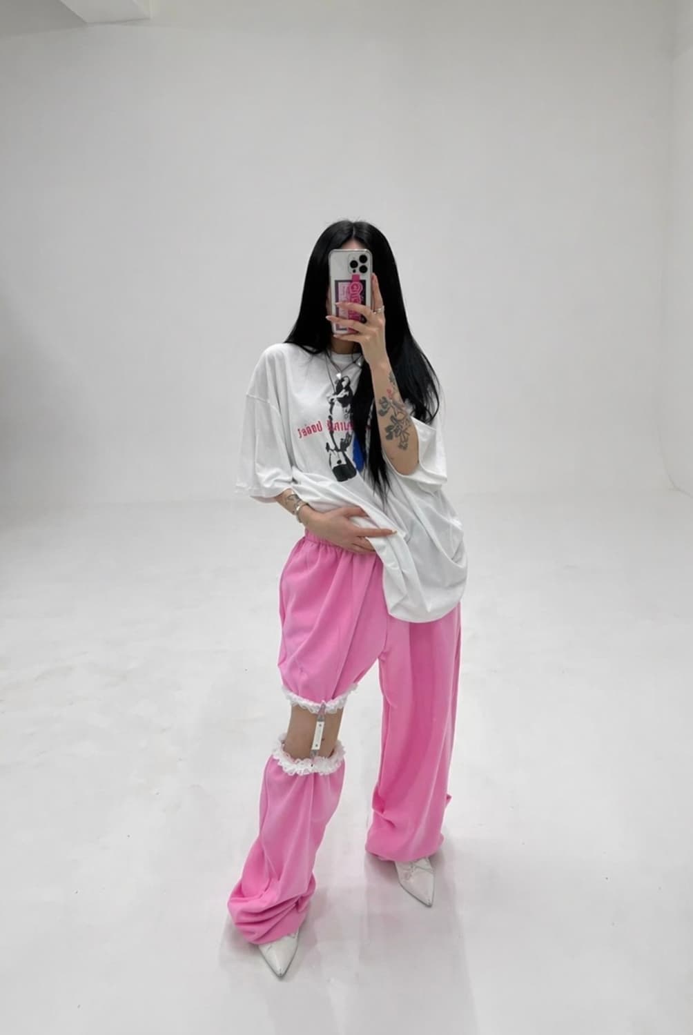 미스테리어스호텔 가터벨트 트레이닝팬츠 상품이미지4
