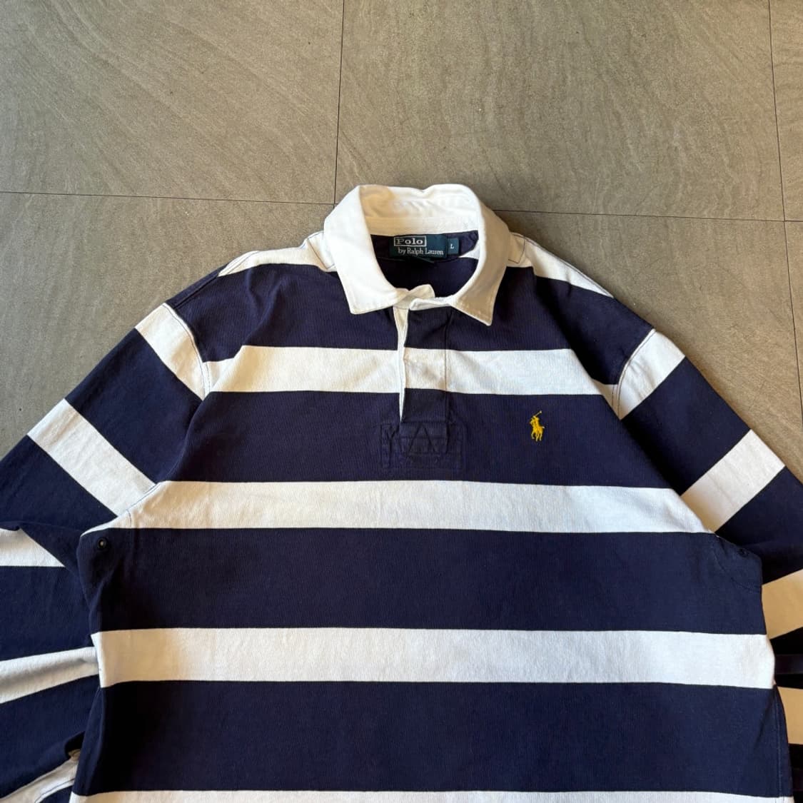 폴로 정품 스트라이프 럭비 pk 티셔츠  상품이미지3