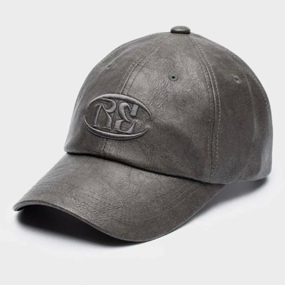 리끌로우 레더 볼 캡 그레이 상품이미지1
