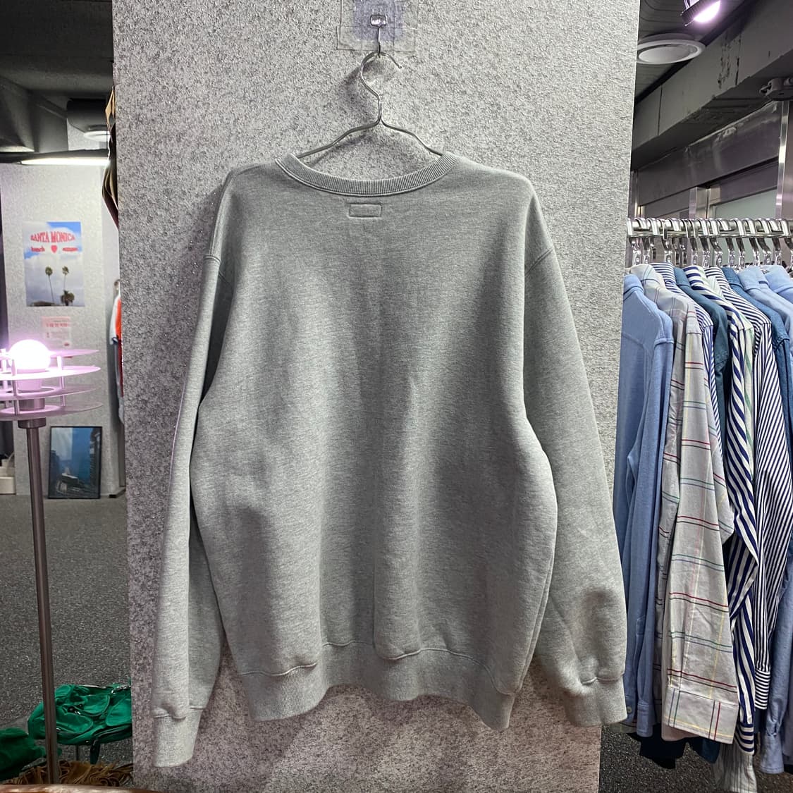 디스이즈네버댓 스펠로고 그레이 크루넥 스웻셔츠 B4293  상품이미지4