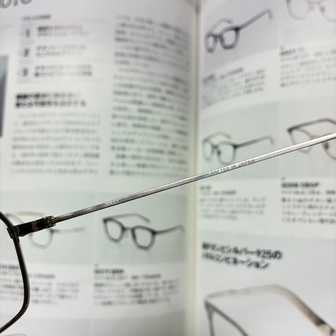 SALT Optics 솔트 옵틱스 빈티지 스퀘어 실버 안경 상품이미지5