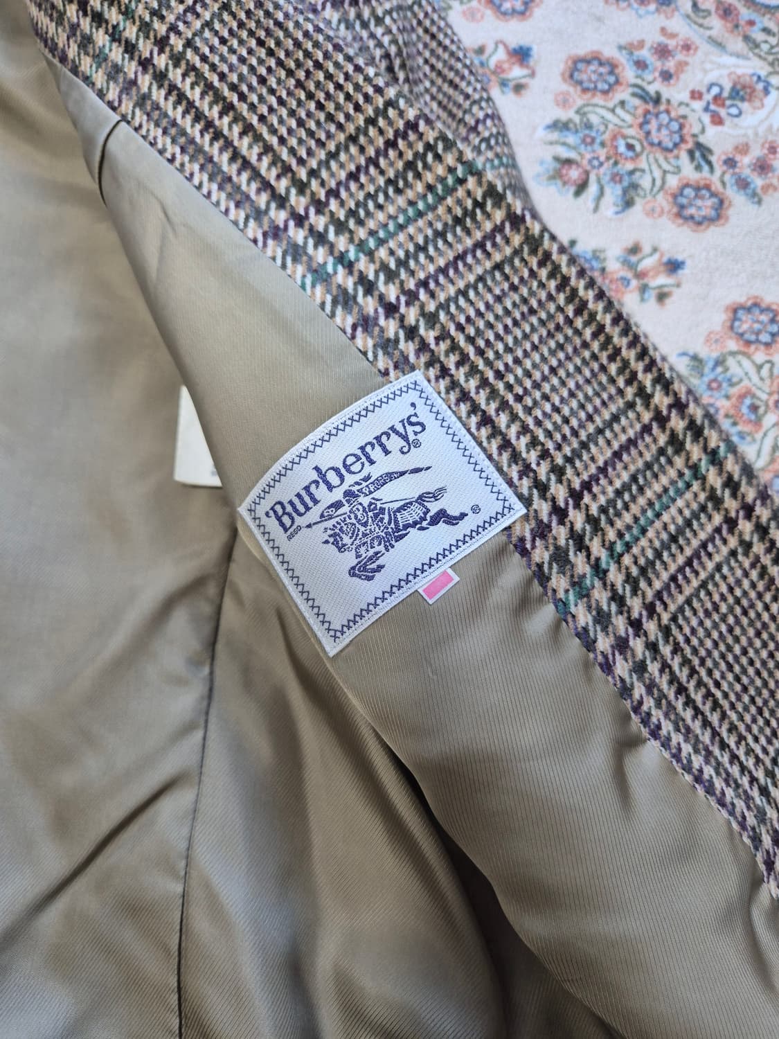 올드 버버리 캐시미어 더블 트위드 재킷 상품이미지5