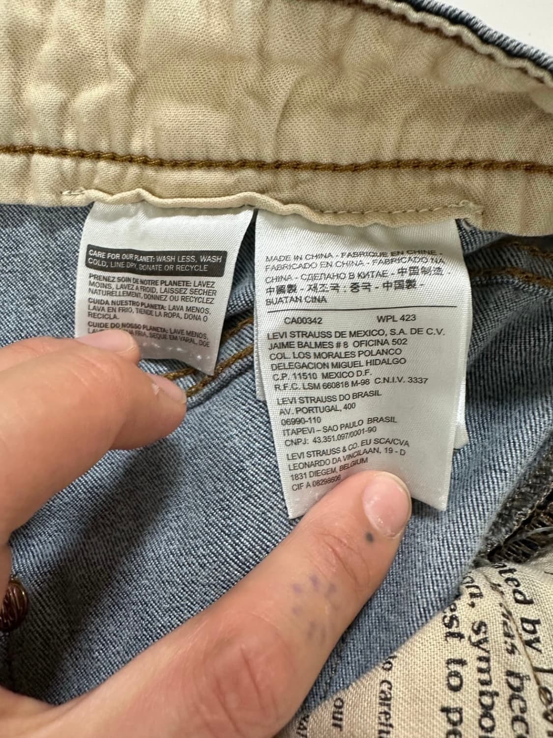 리바이스 511 빈티지 페이딩 데님팬츠 청바지 상품이미지6