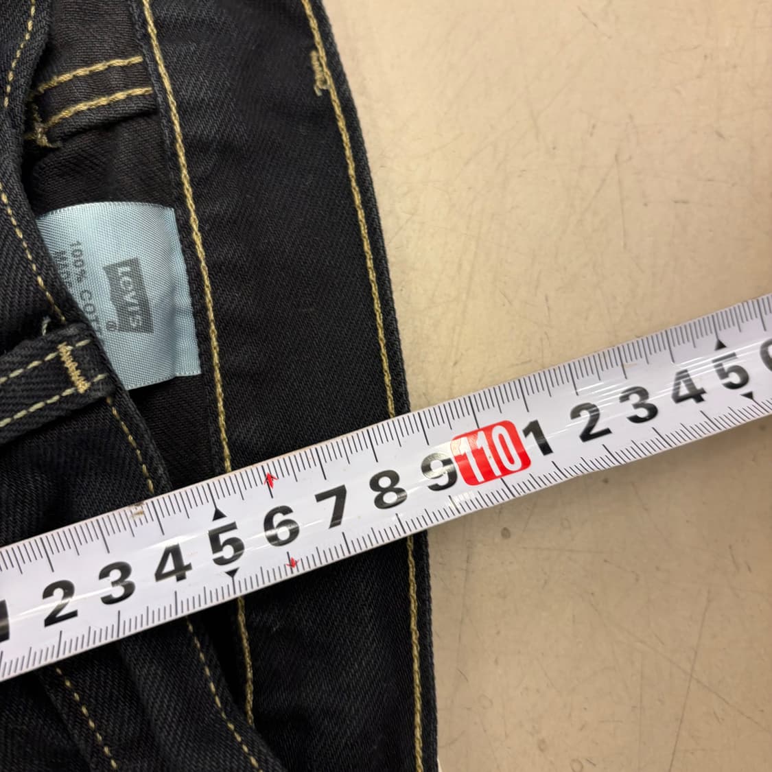 리바이스 501 흑청 데님 팬츠 상품이미지5