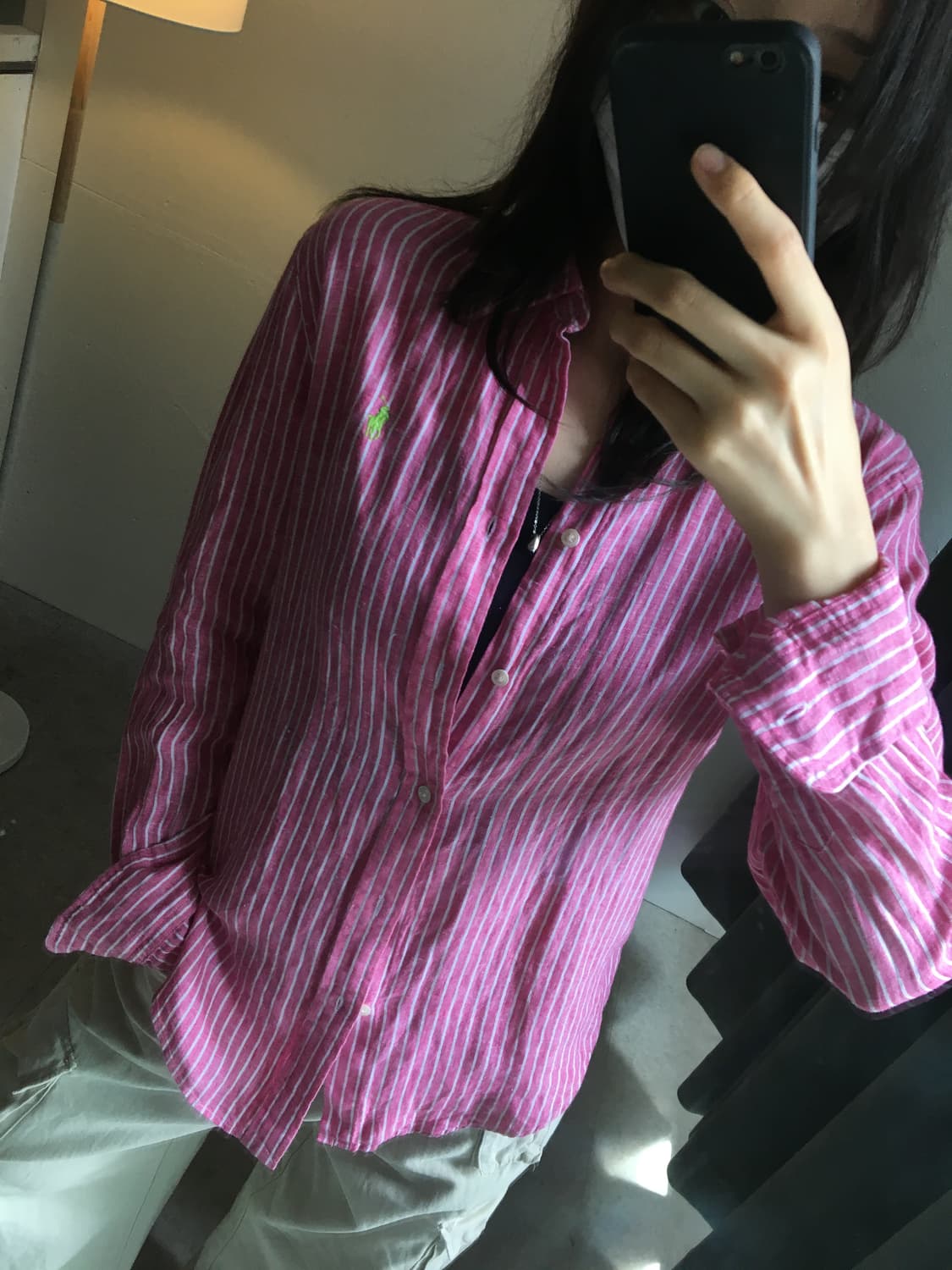 폴로 랄프로렌 스트라이프 코튼셔츠 상품이미지1