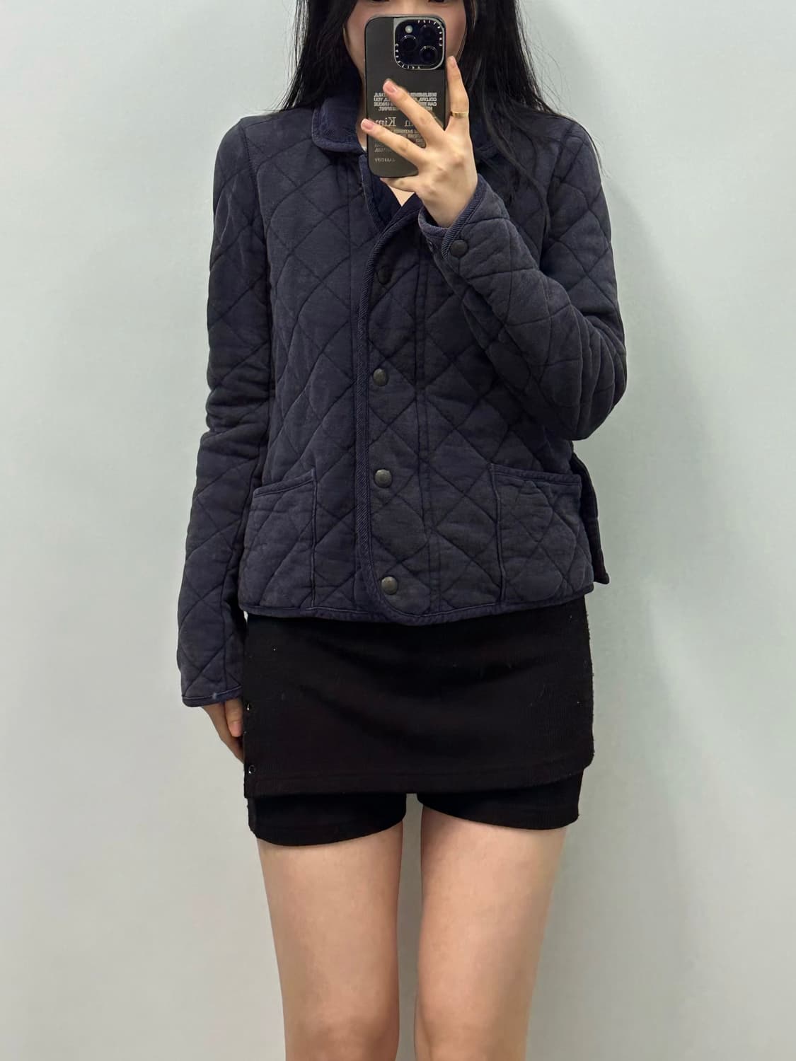 폴로 진스 네이비 퀼팅 자켓 상품이미지1