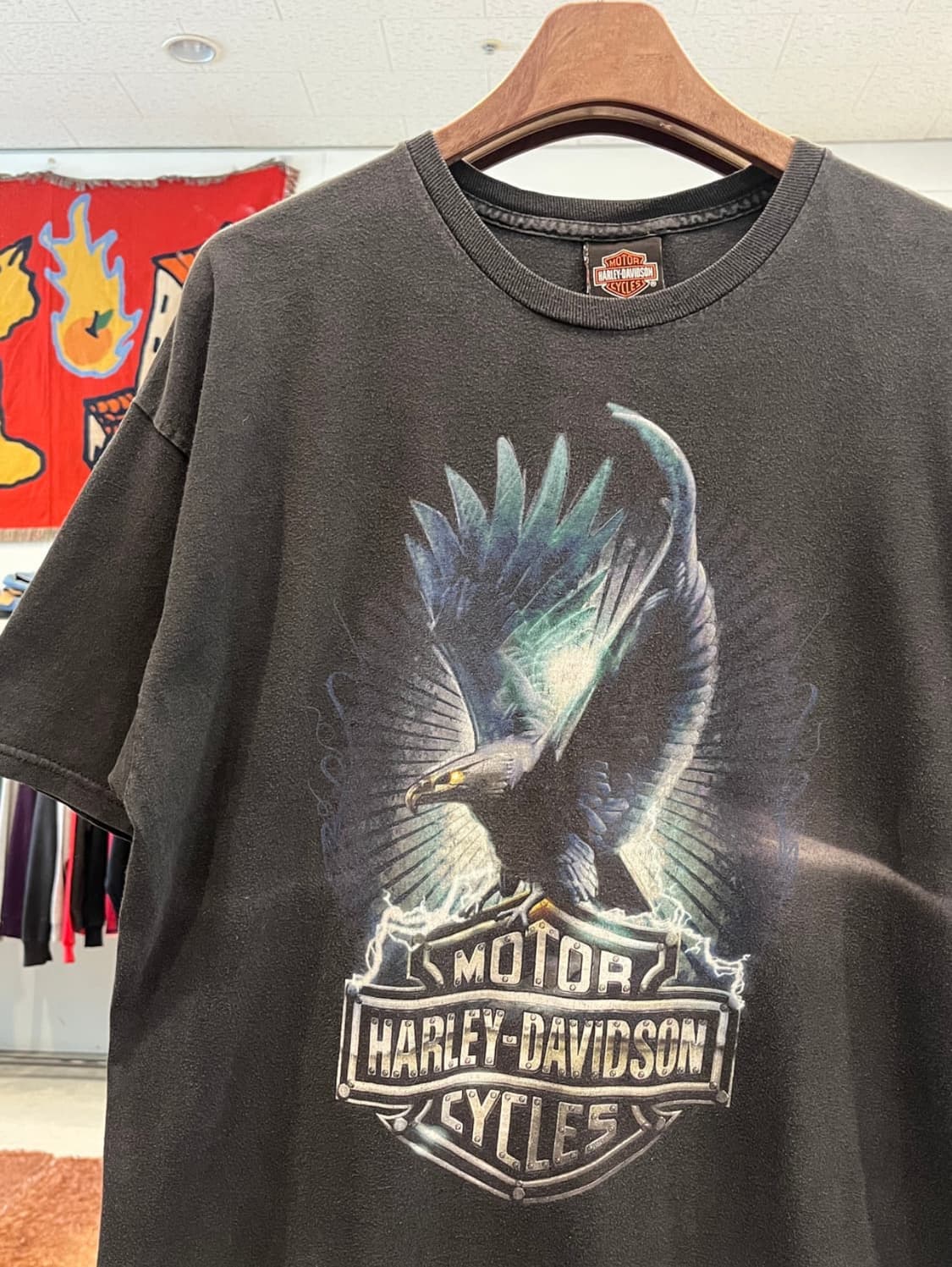 OOs Harley-Davidson 할리데이비슨 라이트닝 이글 페이딩 반 상품이미지4