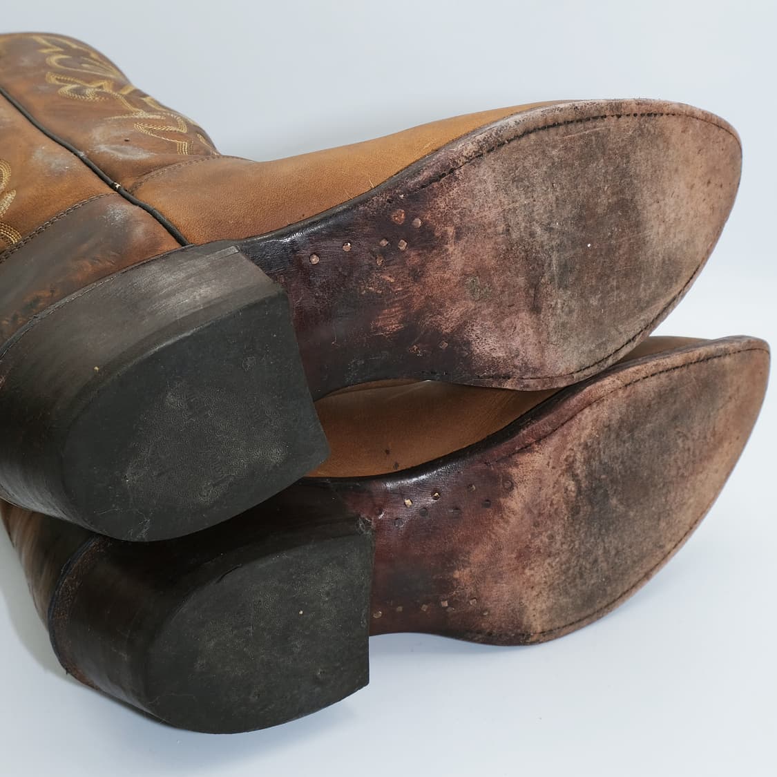 빈티지 저스틴 웨스턴 레더 부츠 10D(270)사이즈 BT27019 상품이미지9