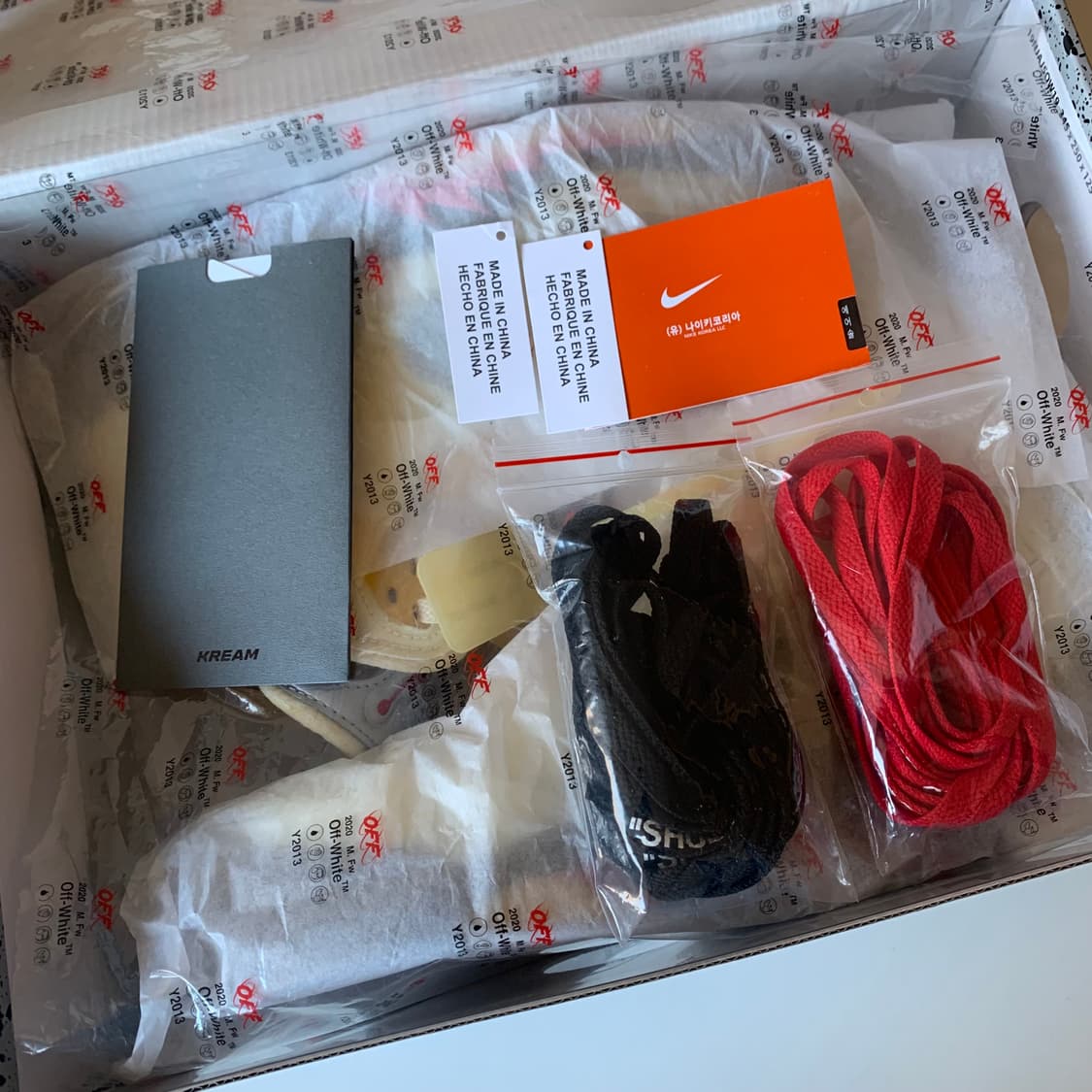 [270] 오프화이트 조던5 파이어레드 상품이미지9