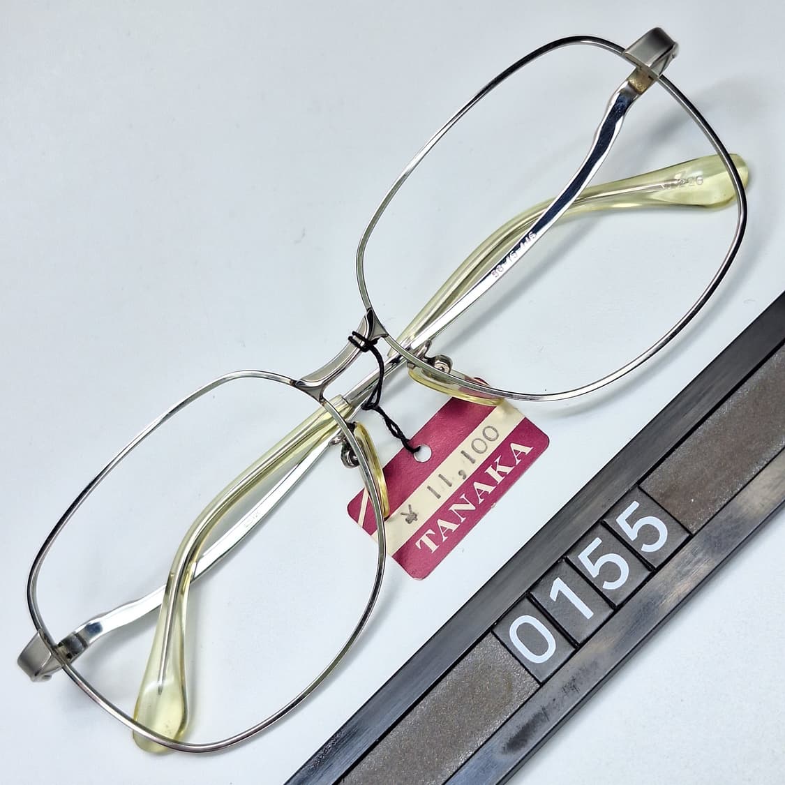 80s 일본제 빈티지 데드스톡/SPM 선플래티늄 웰링턴 안경테 56mm 상품이미지1