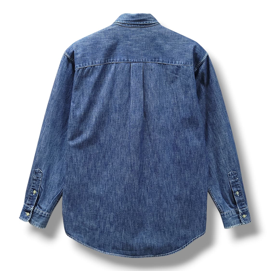 [95~100] 폴로 진스 컴퍼니 진청 성조기 데님 긴팔셔츠 상품이미지2