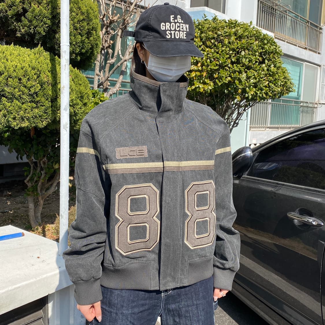 마틴킴 x 피치스 코튼 레이싱 자켓 상품이미지3