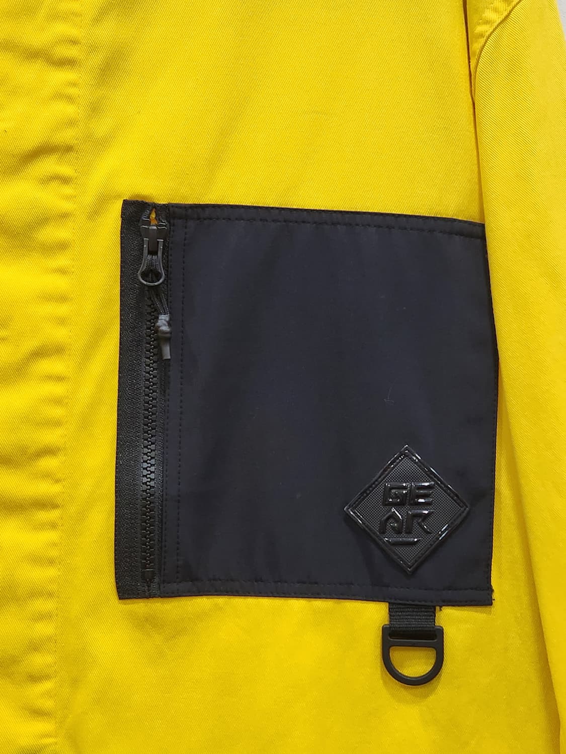 [M] 매니아매스 탄탄한 옐로우 포켓 셔츠 오버핏 남성 M 상품이미지3