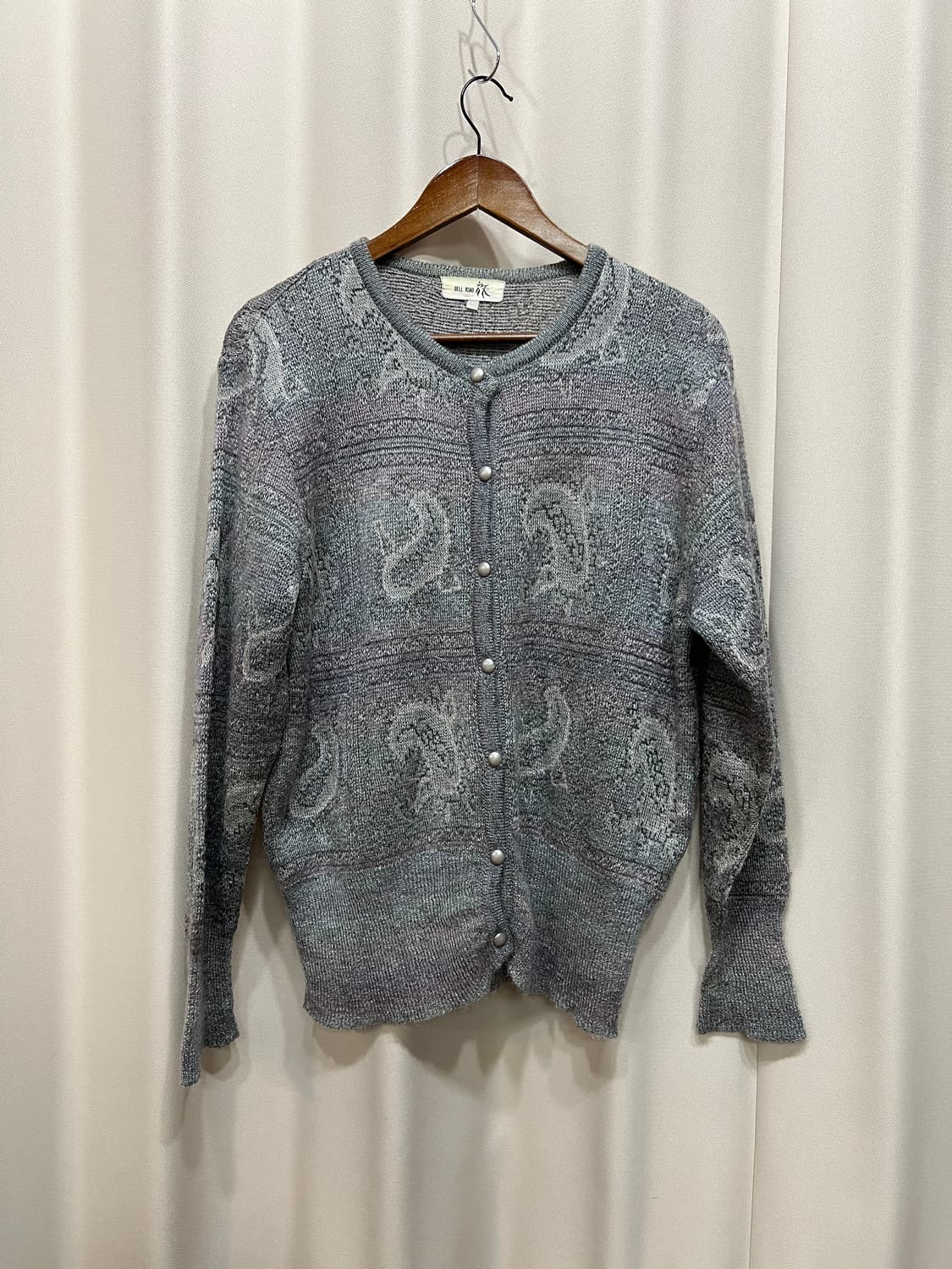 빈티지 여성 패턴 니트 가디건  상품이미지2