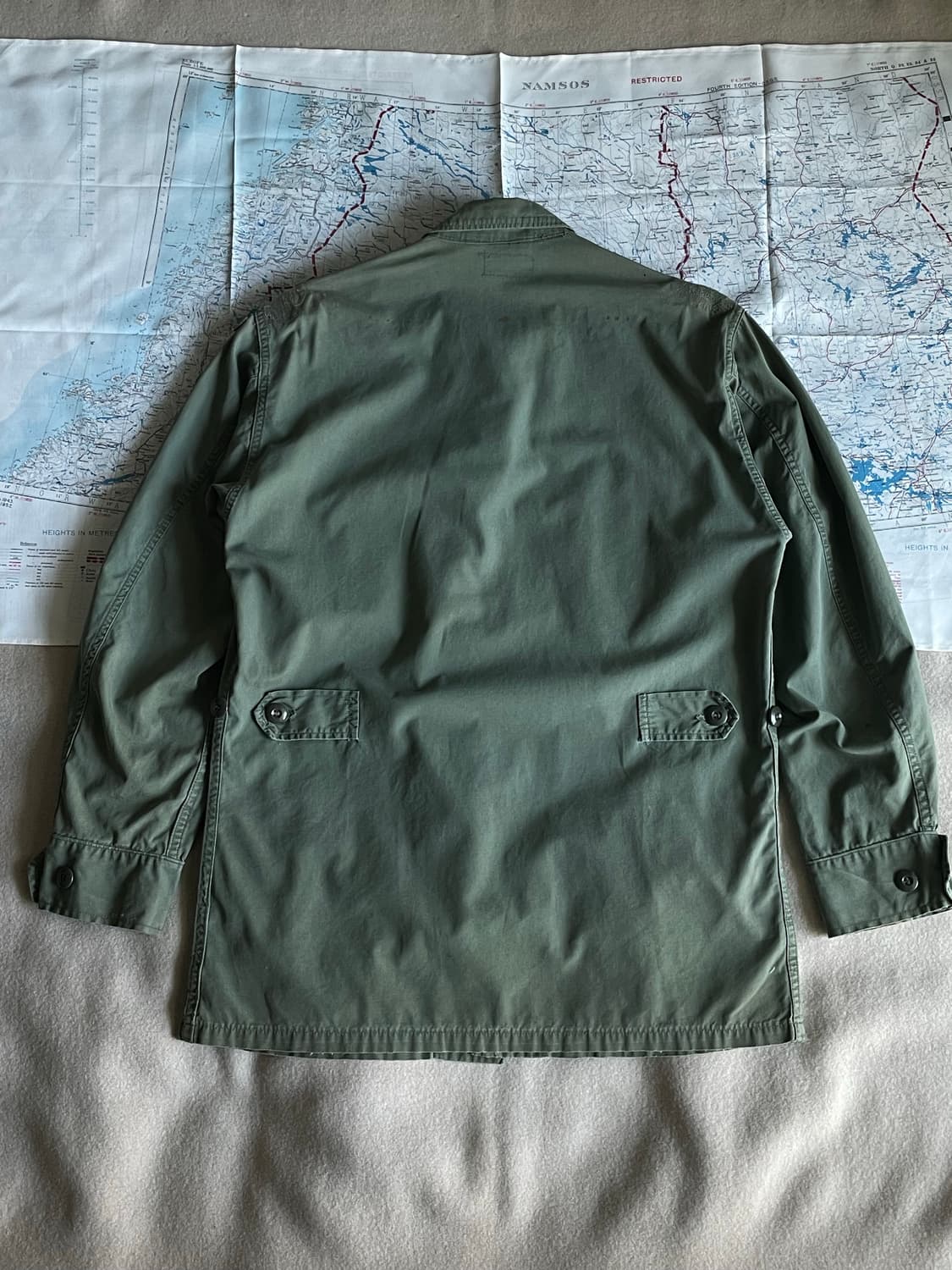 60s US ARMY Jungle Fatigue Jacket 1st 상품이미지9