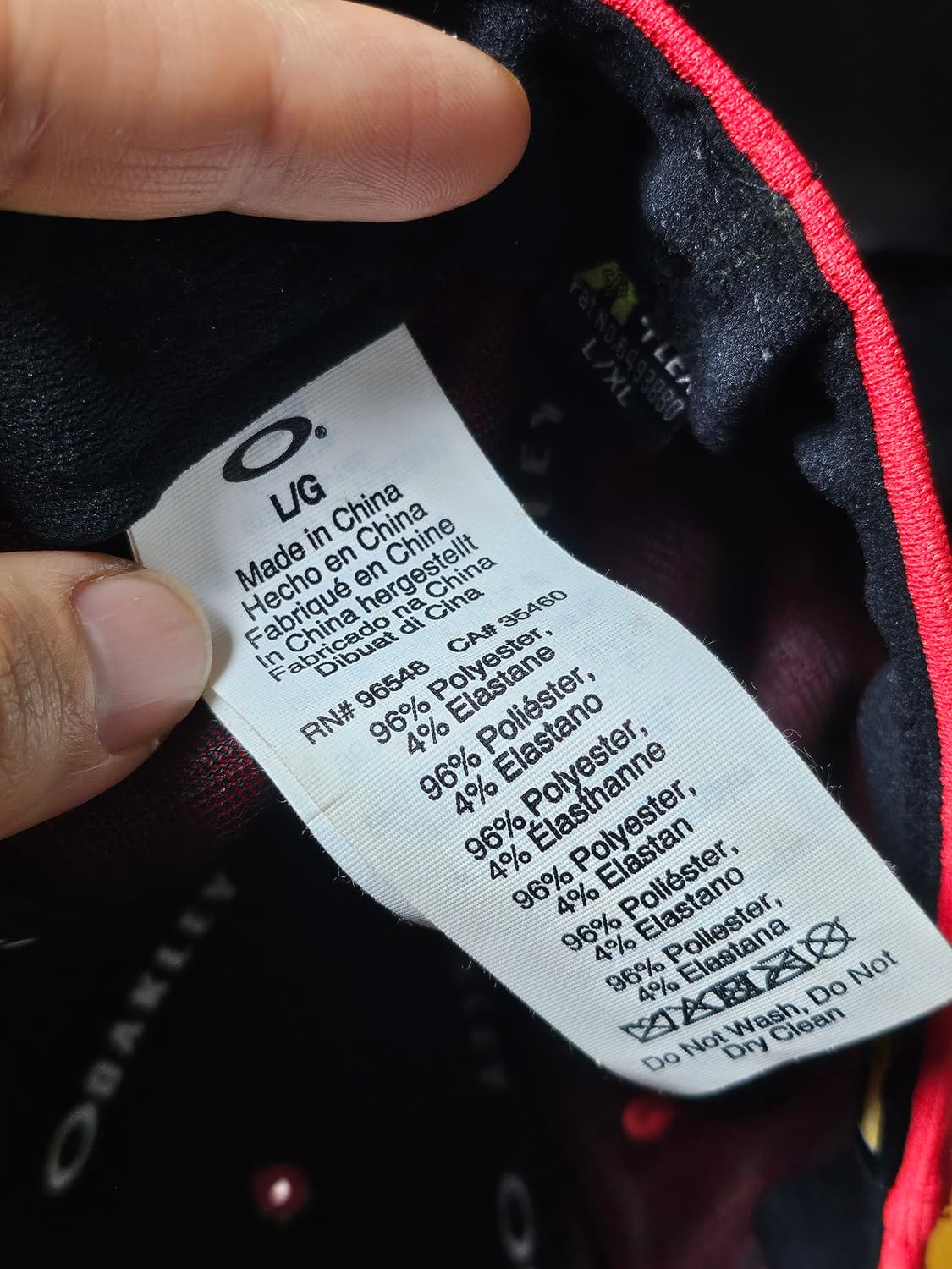 오클리 볼캡 레드 L 상품이미지2