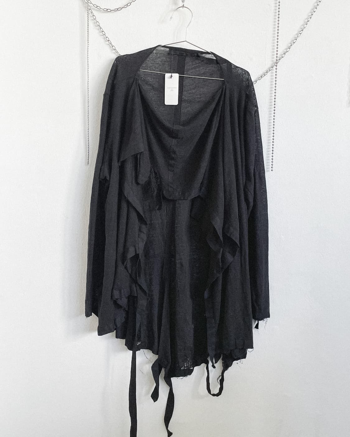 aleksandr manamis 드레이프 디스트로이드 가디건 상품이미지6