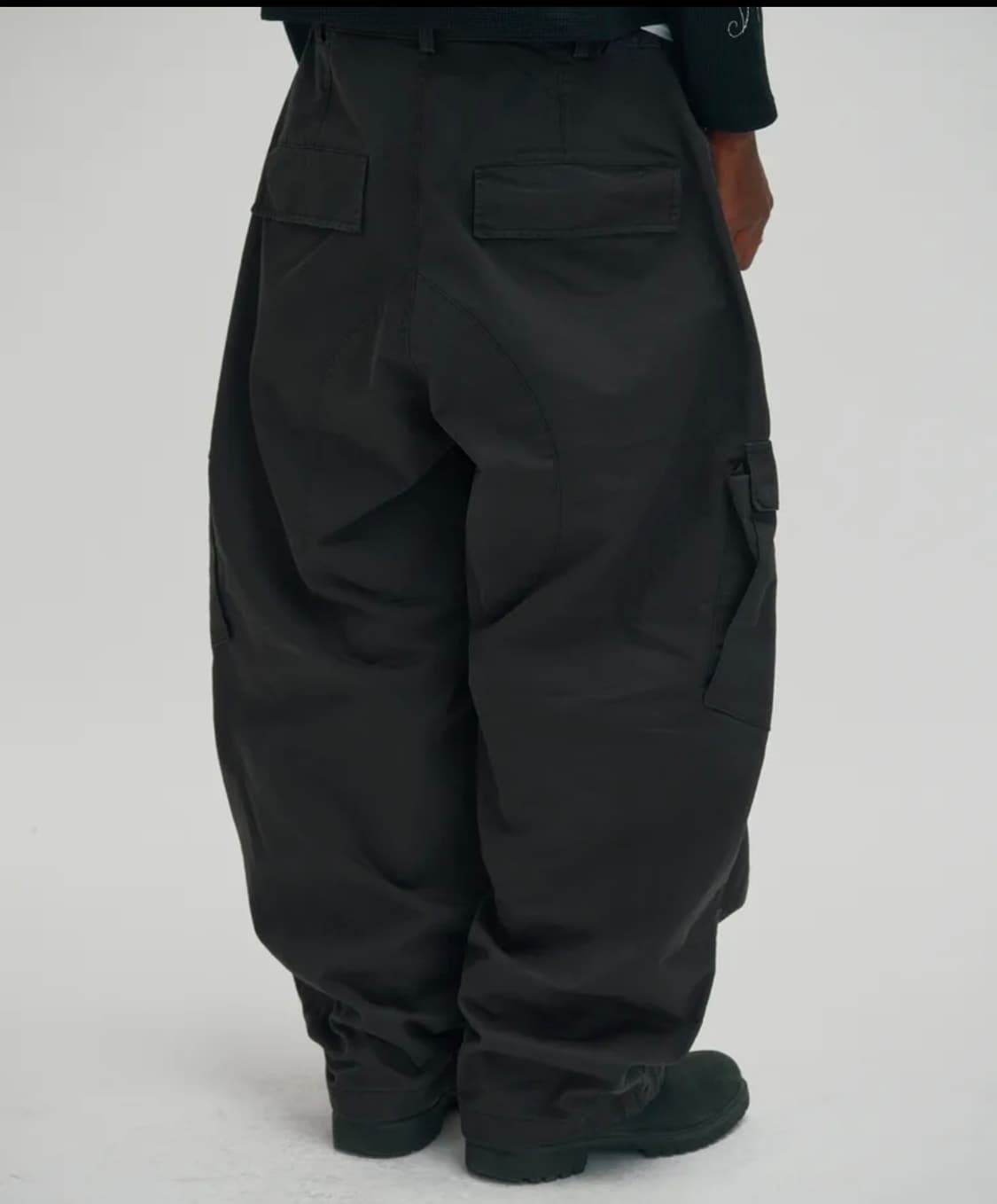 WASHED CARGO PANTS [BLACK] 상품이미지2