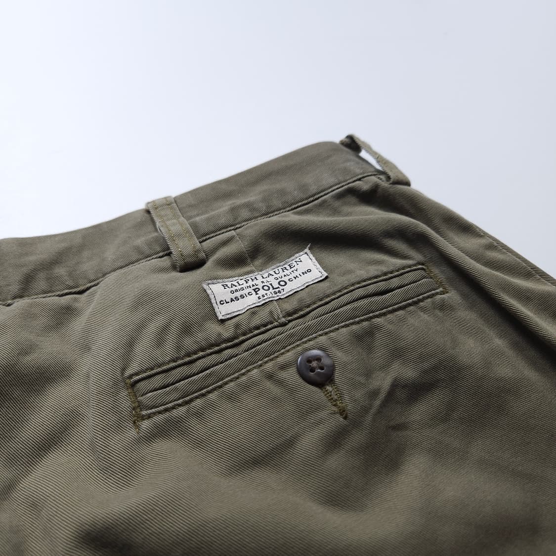 폴로 랄프로렌 아메카지 치노 팬츠 올리브 (XL) 상품이미지3