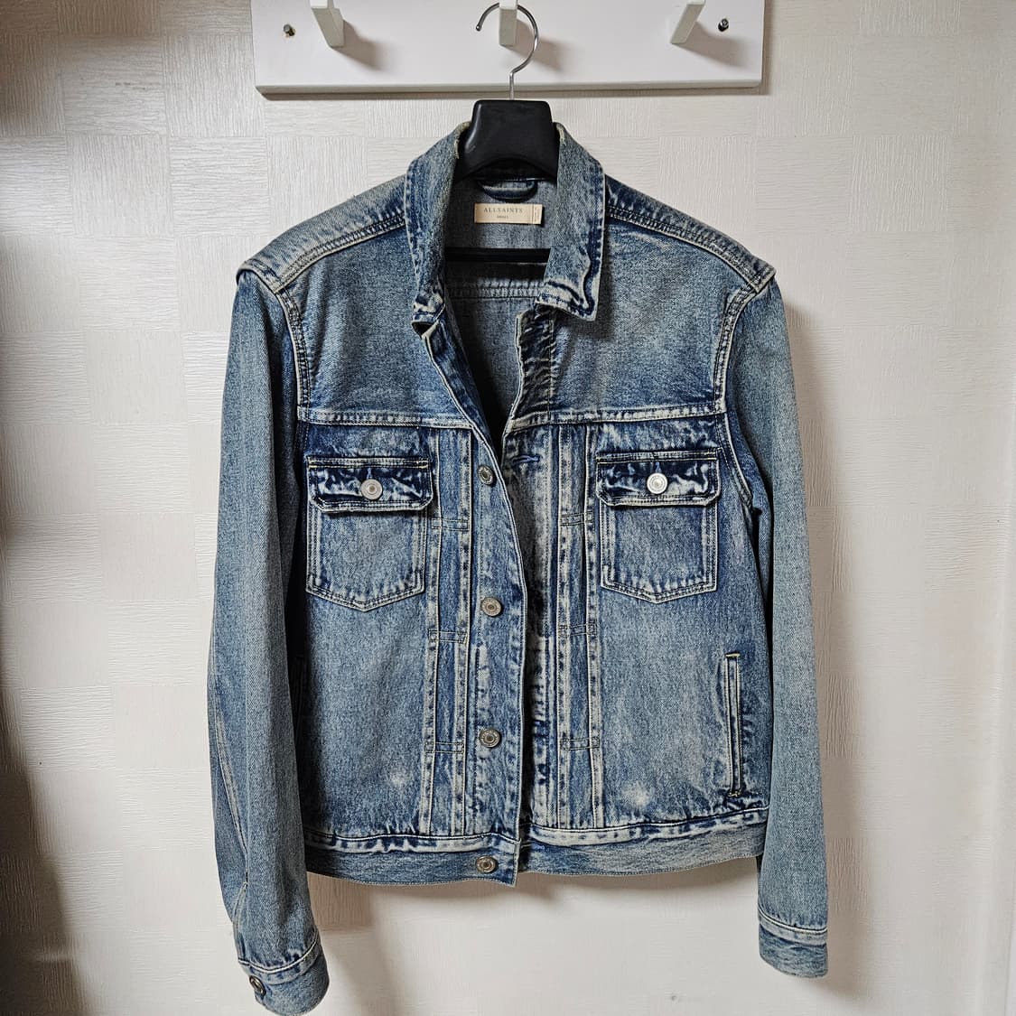 올세인츠 데미지 데님 트러커 자켓 상품이미지2