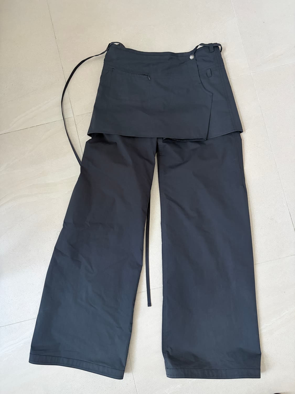 로우클래식 레이어드 랩스커트 팬츠 상품이미지1