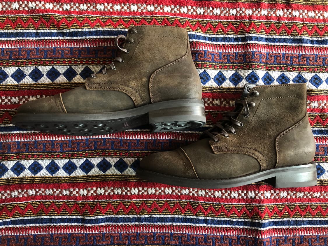 Thursday 브라운 스웨이드 부츠 275 미사용 상품이미지3