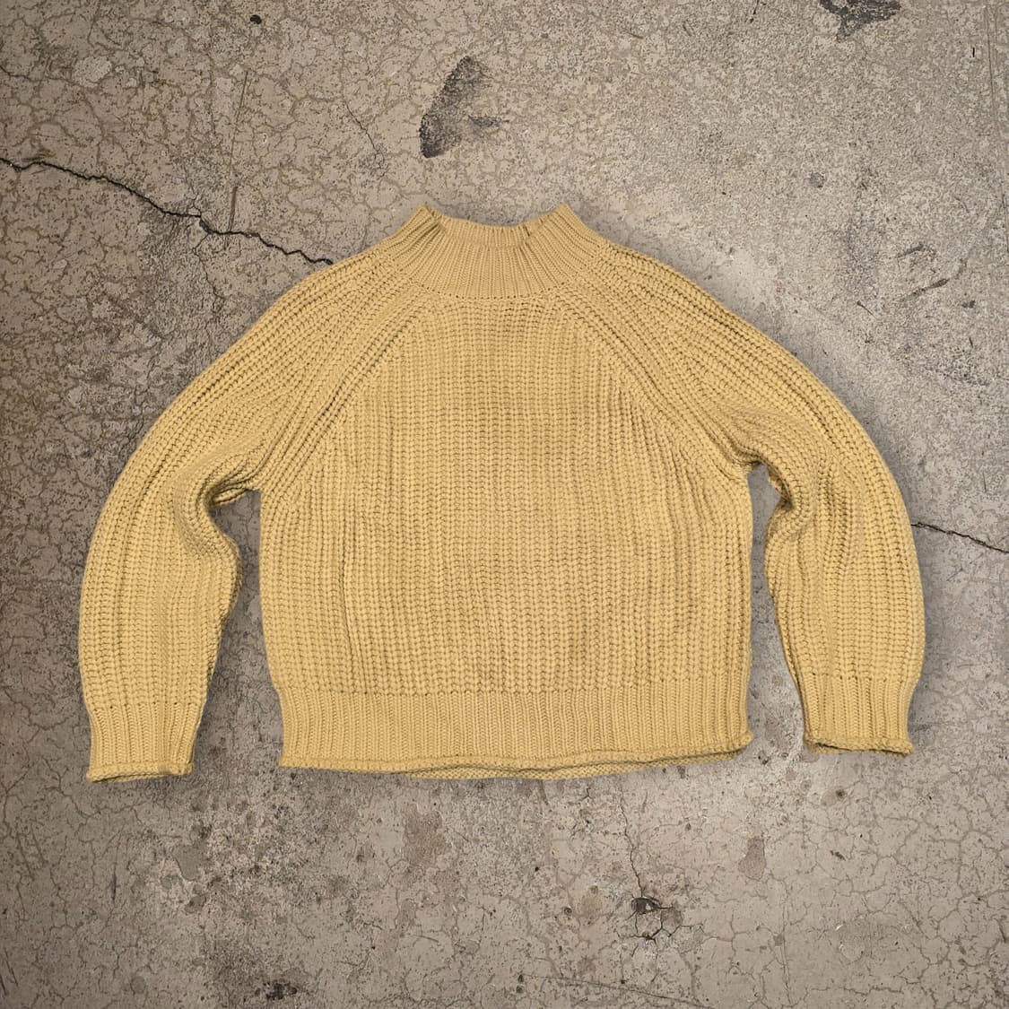 GU 래글런 모크넥 니트 스웨터 상품이미지1