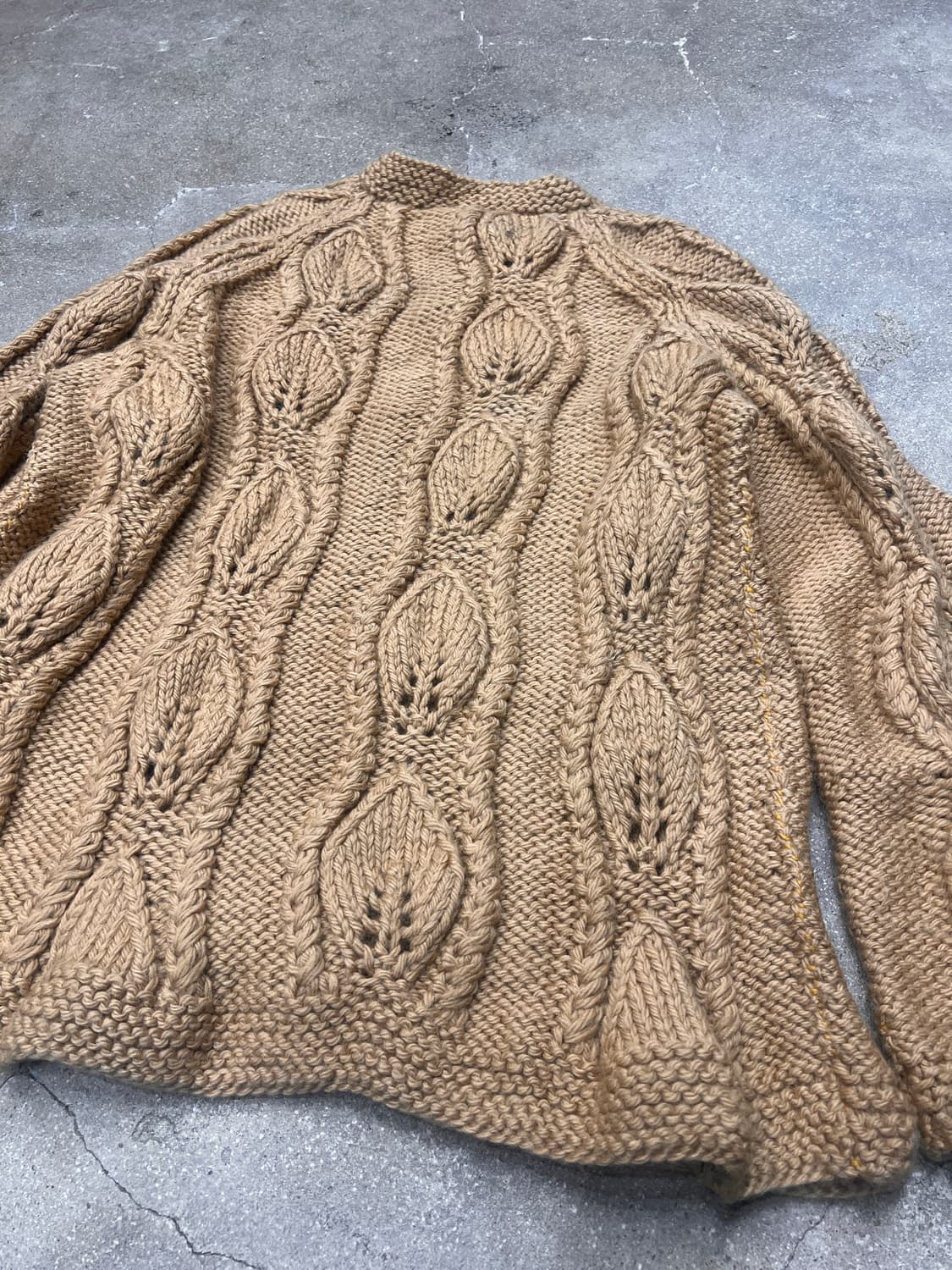 유럽 희귀 빈티지 핸드메이드 니트 가디건 상품이미지4