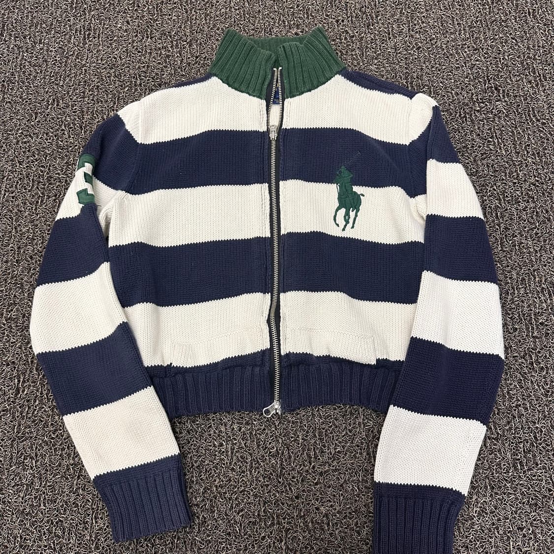 POLO 폴로 랄프로렌 빅포니 스트라이프 여성 니트 S 상품이미지1