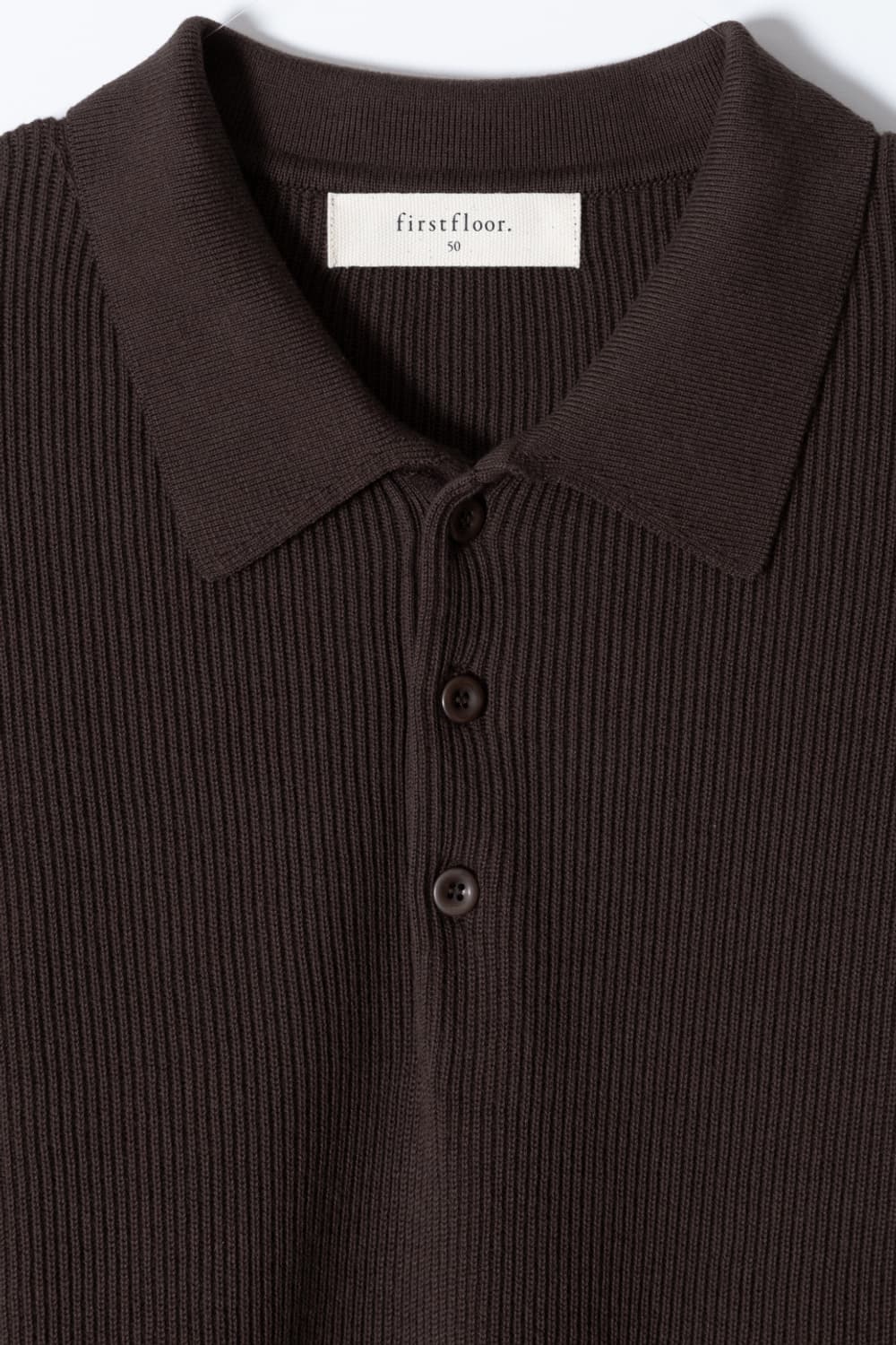 퍼스트플로어 데일리 코튼 립 폴로셔츠 롱슬리브 상품이미지2