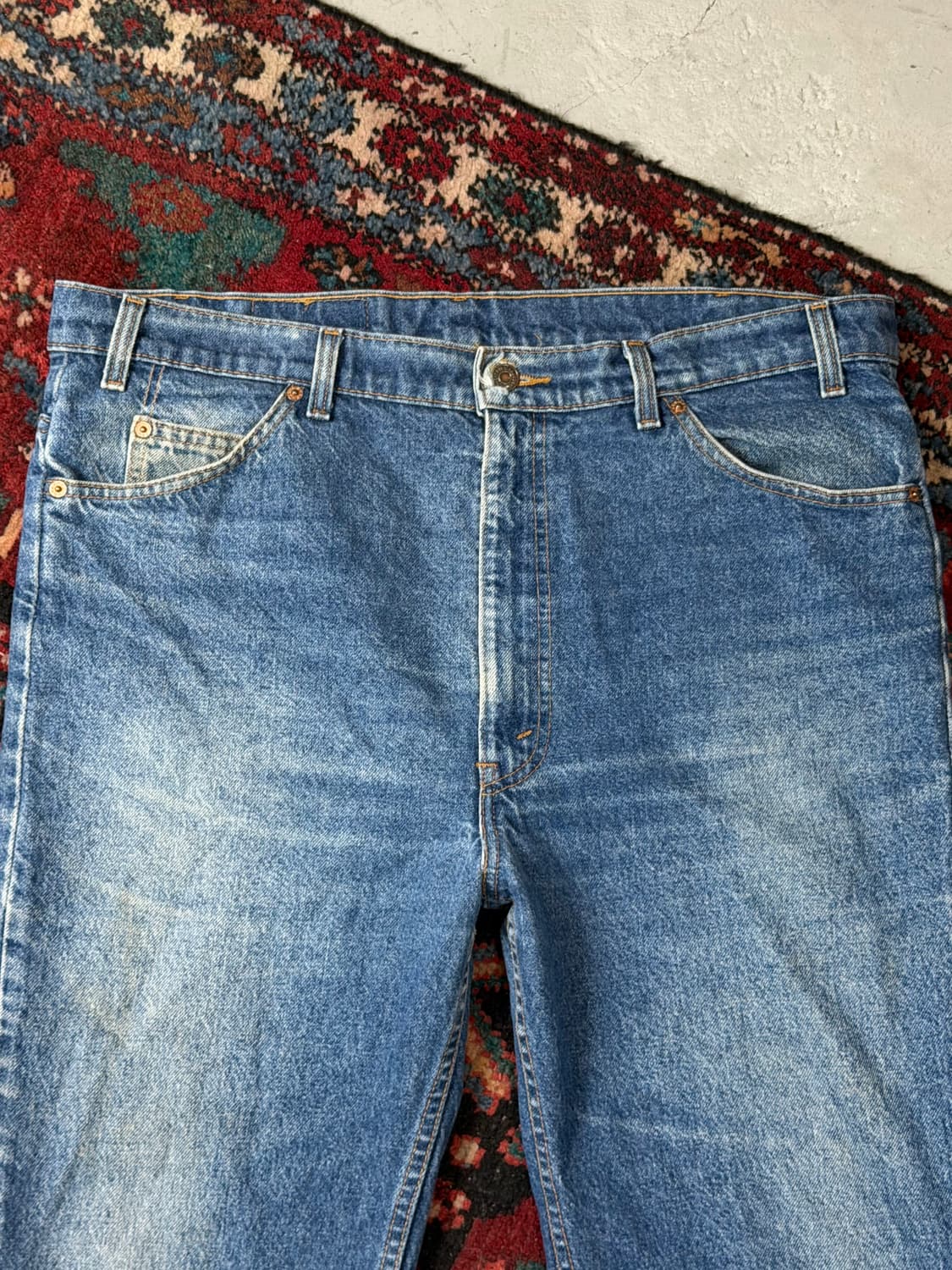 90's USA Made 빈티지 리바이스 517 오렌지탭 부츠컷 상품이미지5