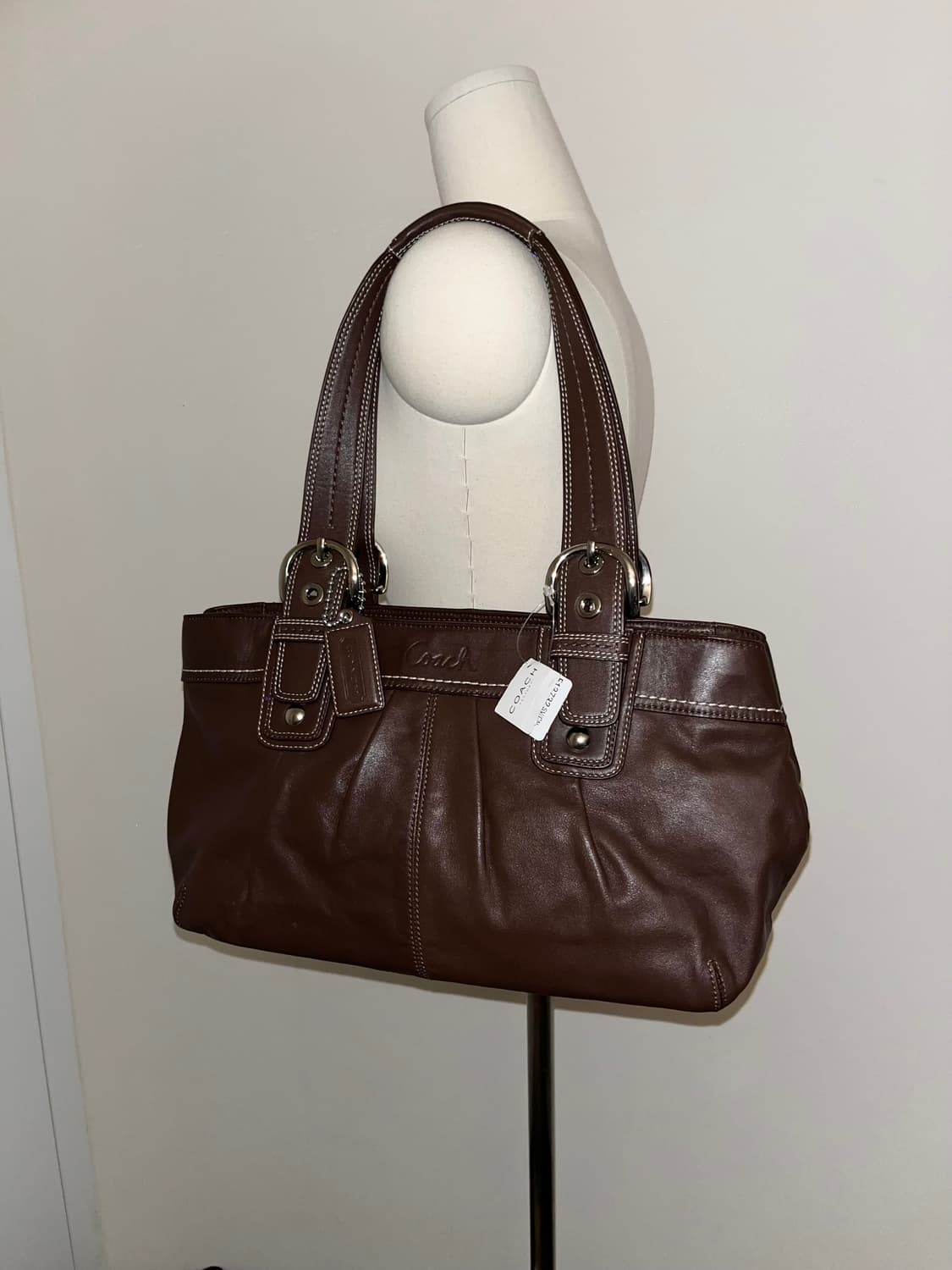 📦90s Coach brown shoulder bag 상품이미지2