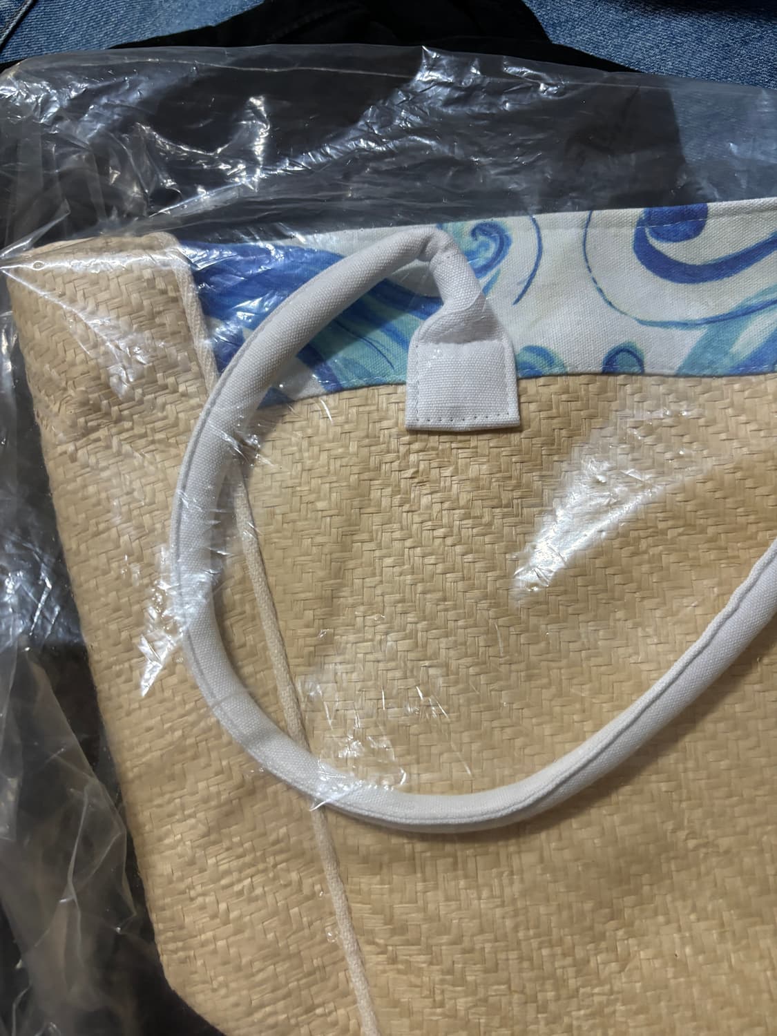 미사용) 돌체앤가바나 라피아 토트백 플라워 백  상품이미지8