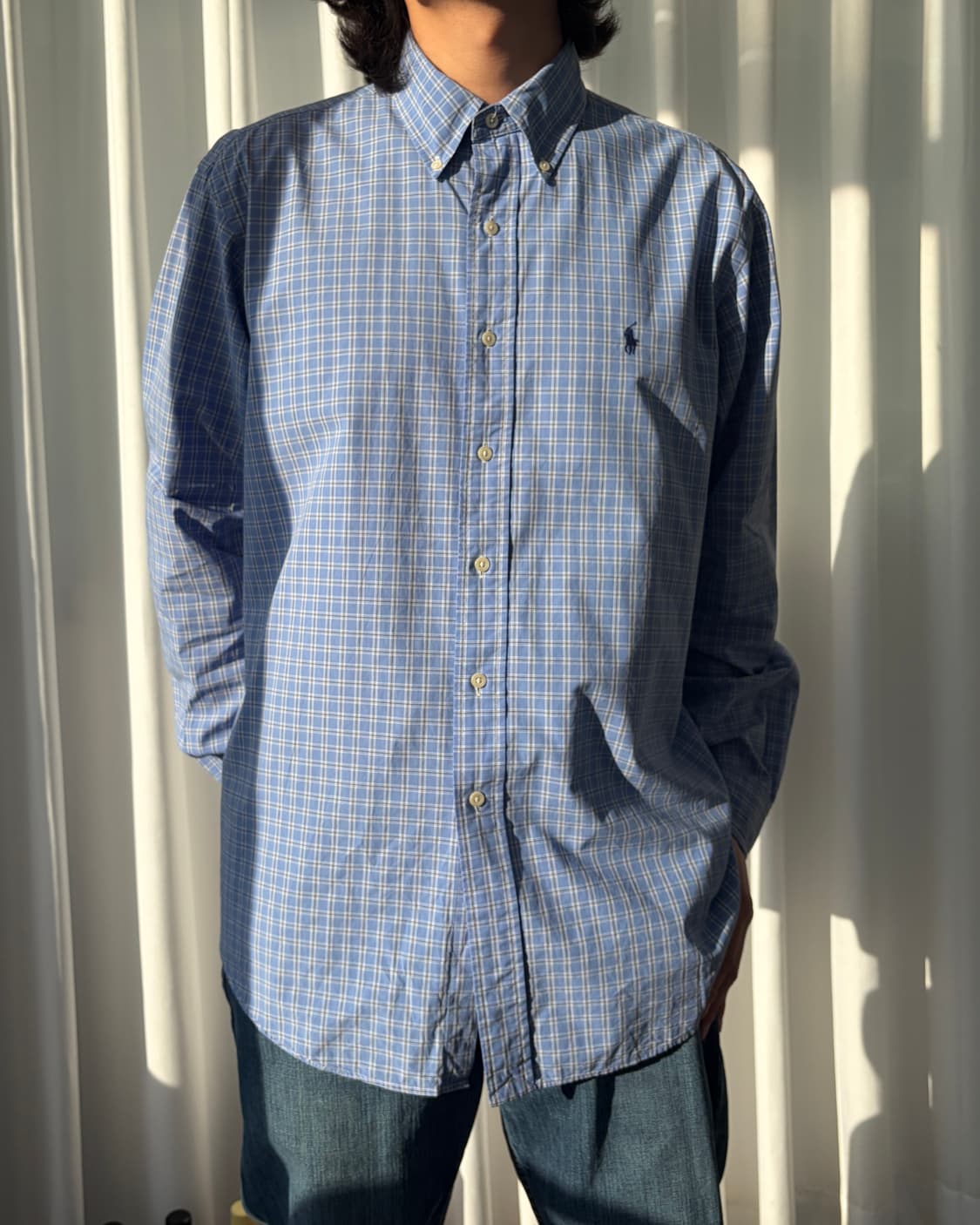 [L]폴로 랄프로렌 클래식핏 플레이드 체크 셔츠 상품이미지2