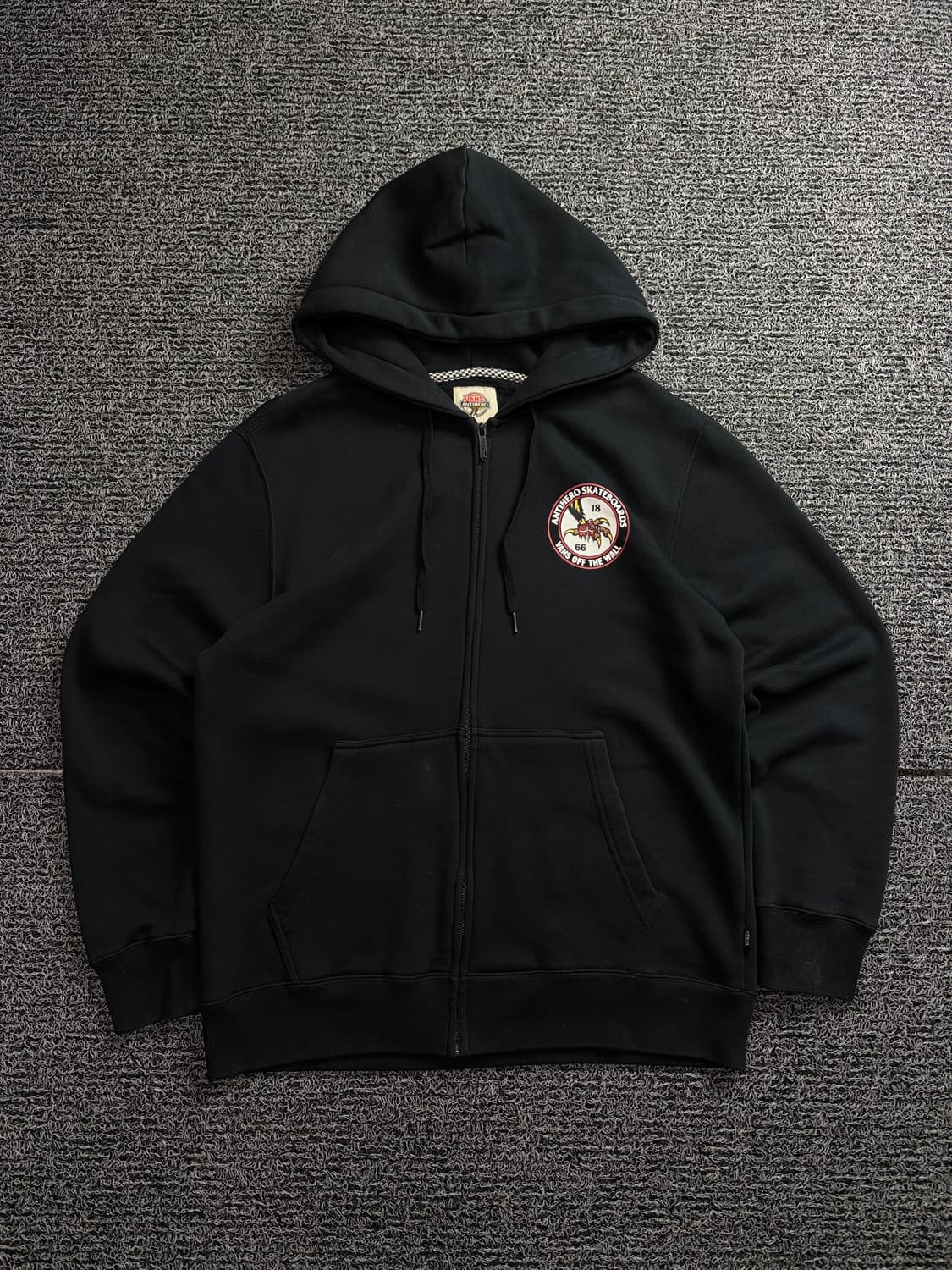 반스 안티히어로 빅로고 박시핏 후드집업 1618 상품이미지2