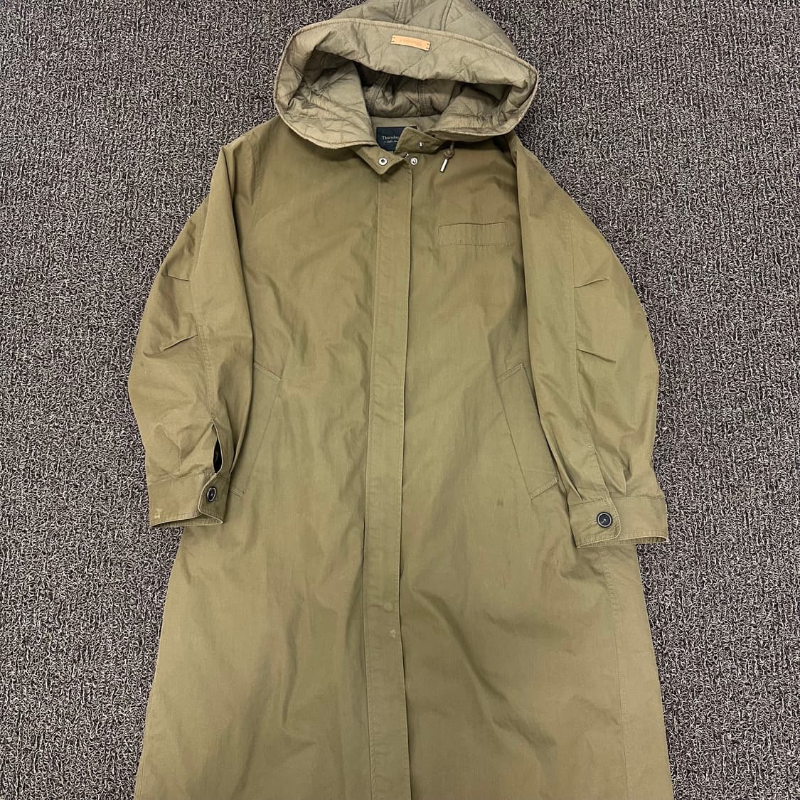 Thursday Island 써스데이 아일랜드 롱 야상 코트 카키 상품이미지1