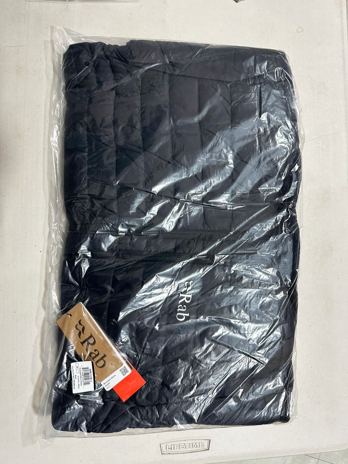 랩 마이크로라이트 알파인 자켓 블랙  L,XL사이즈 새상품 상품이미지2