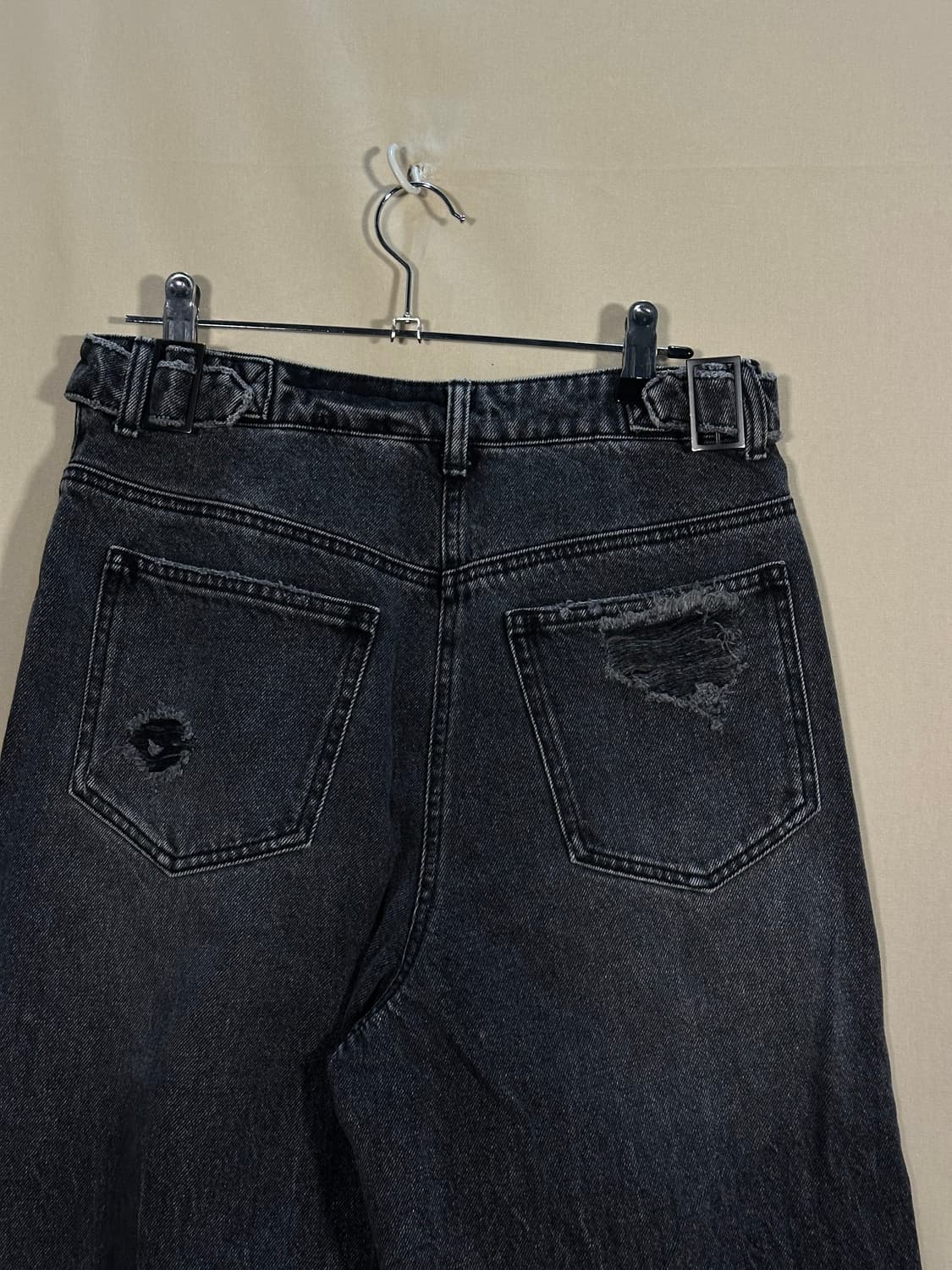 준지 디스트로이드 와이드 데님 처분  상품이미지4