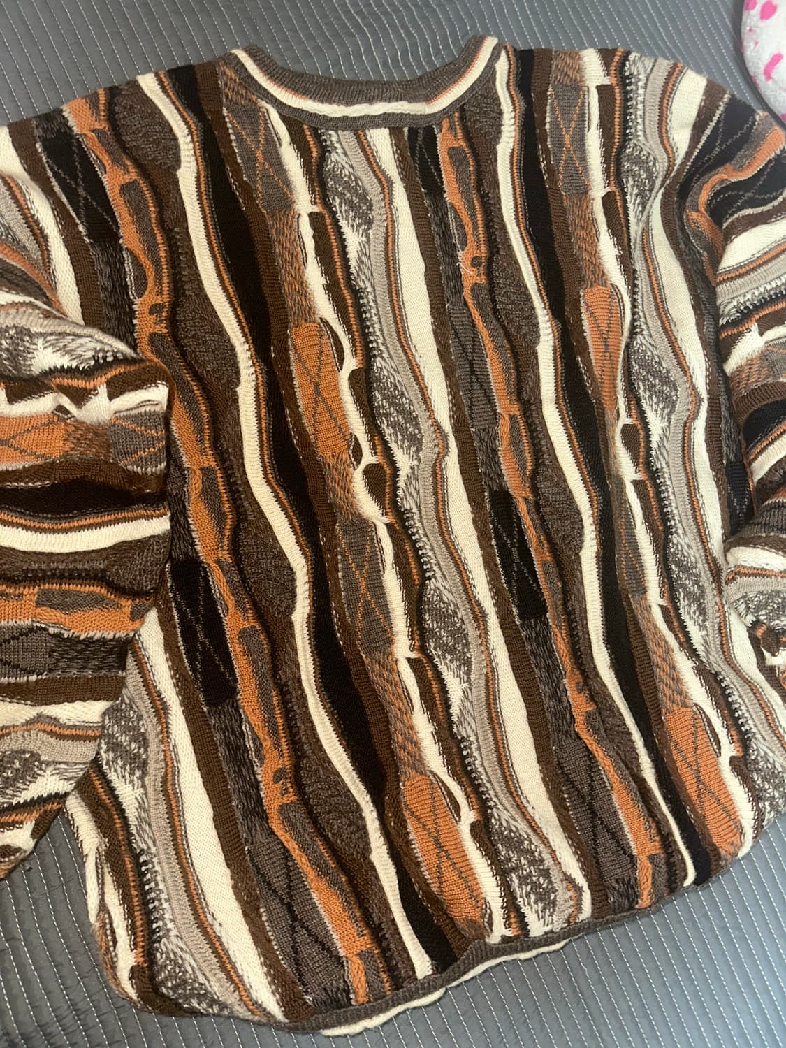 쿠지맛 케이블 니트 상품이미지1