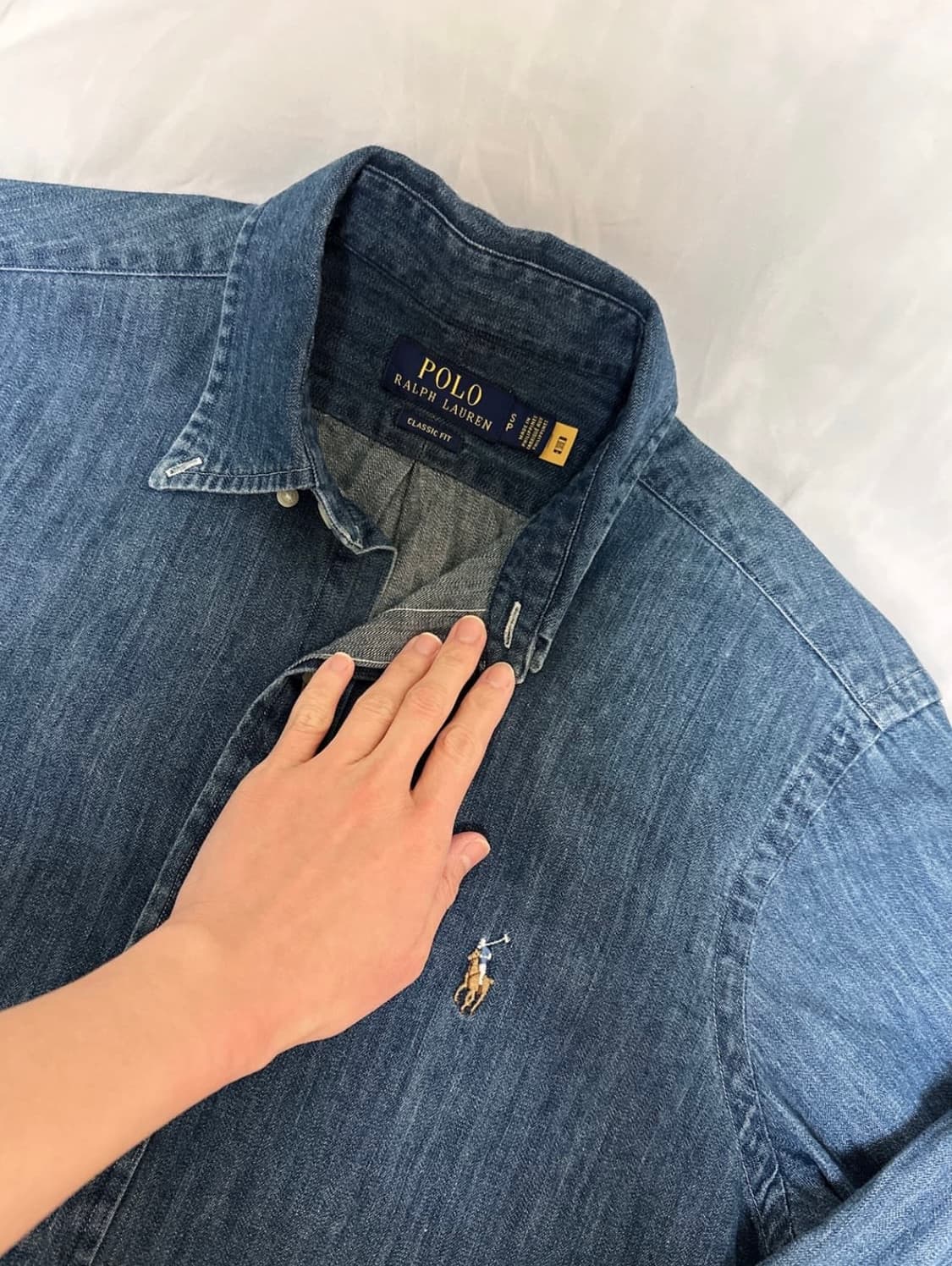 [새 상품] 폴로랄프로렌 데님셔츠 s(남녀공용) 상품이미지3